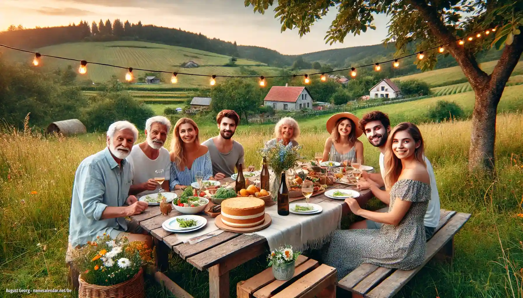Святкаванне імянін і імянін - August Georg