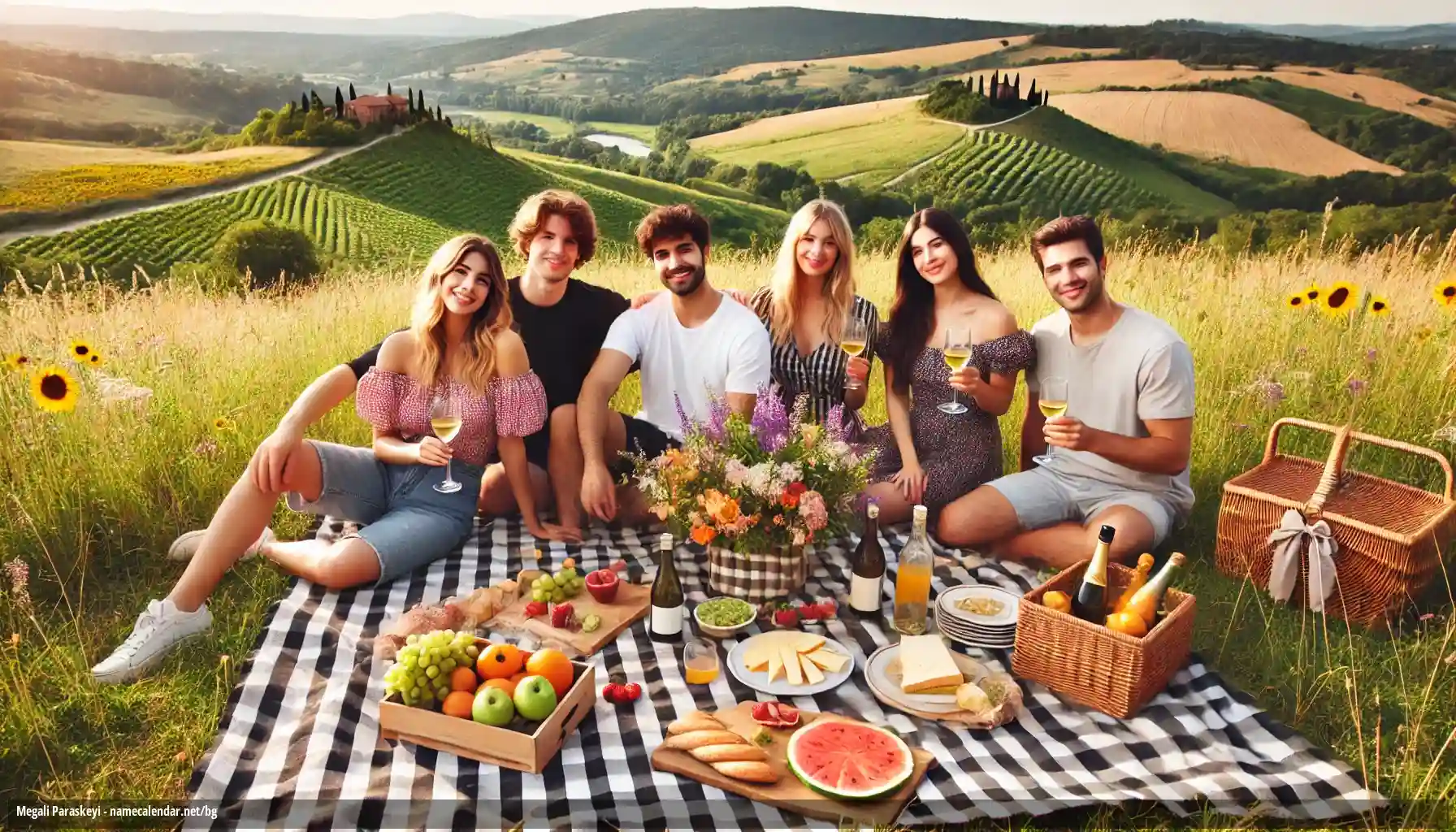 Празнуване на имен ден и име - Megali Paraskeyi