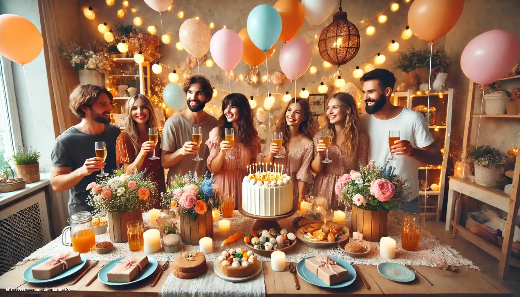 Oslava jmenin a jmenin - Alfred Peeter