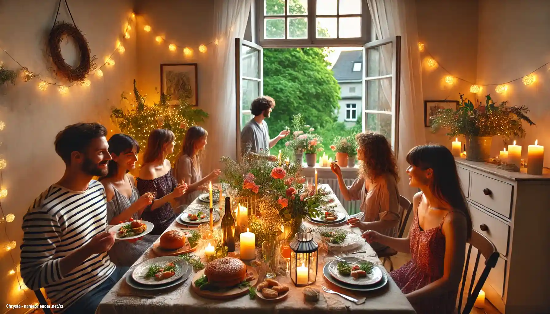 Oslava jmenin a jmenin - Chrysta