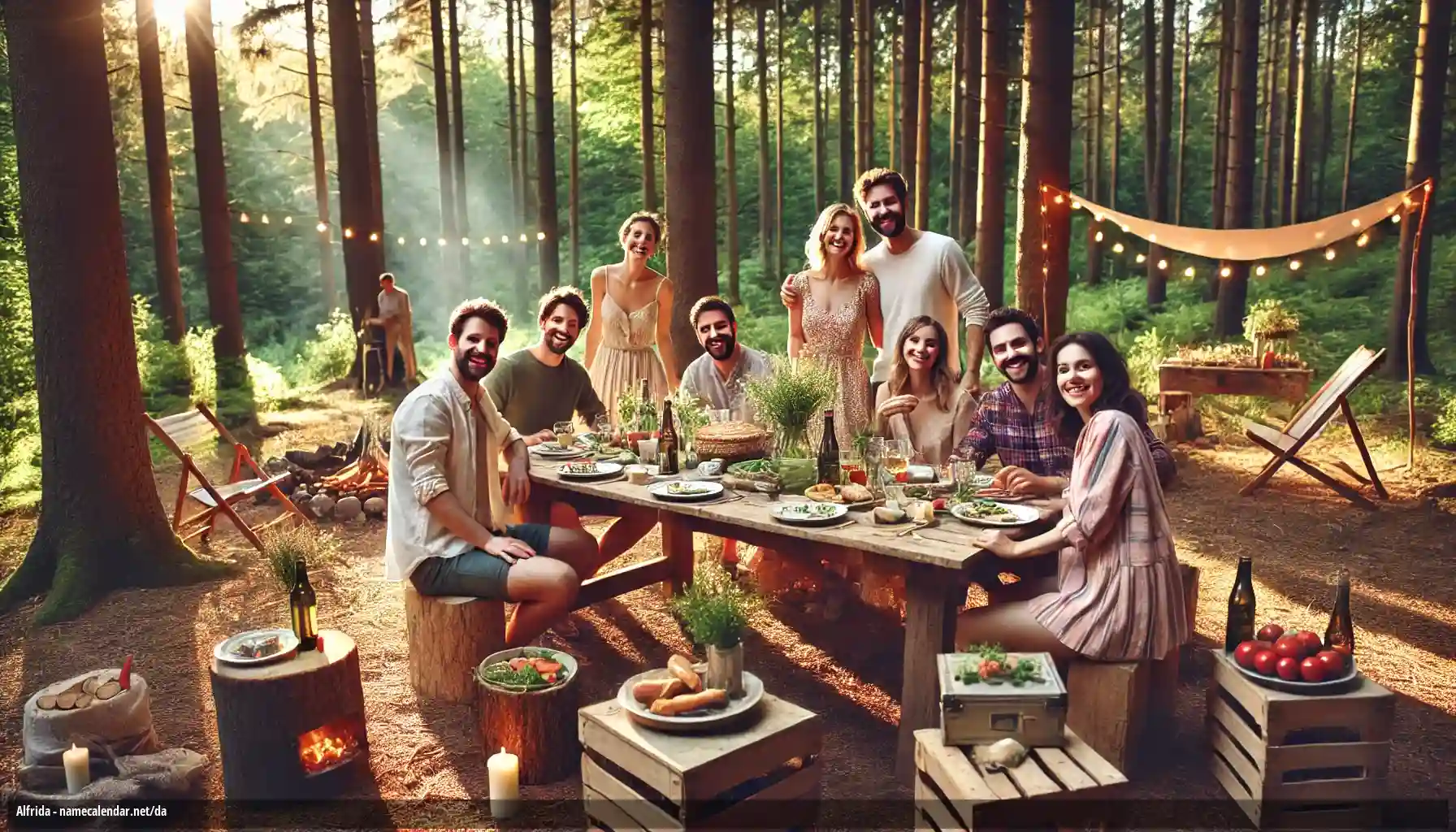 Fejring af navnedag og navn - Alfrida