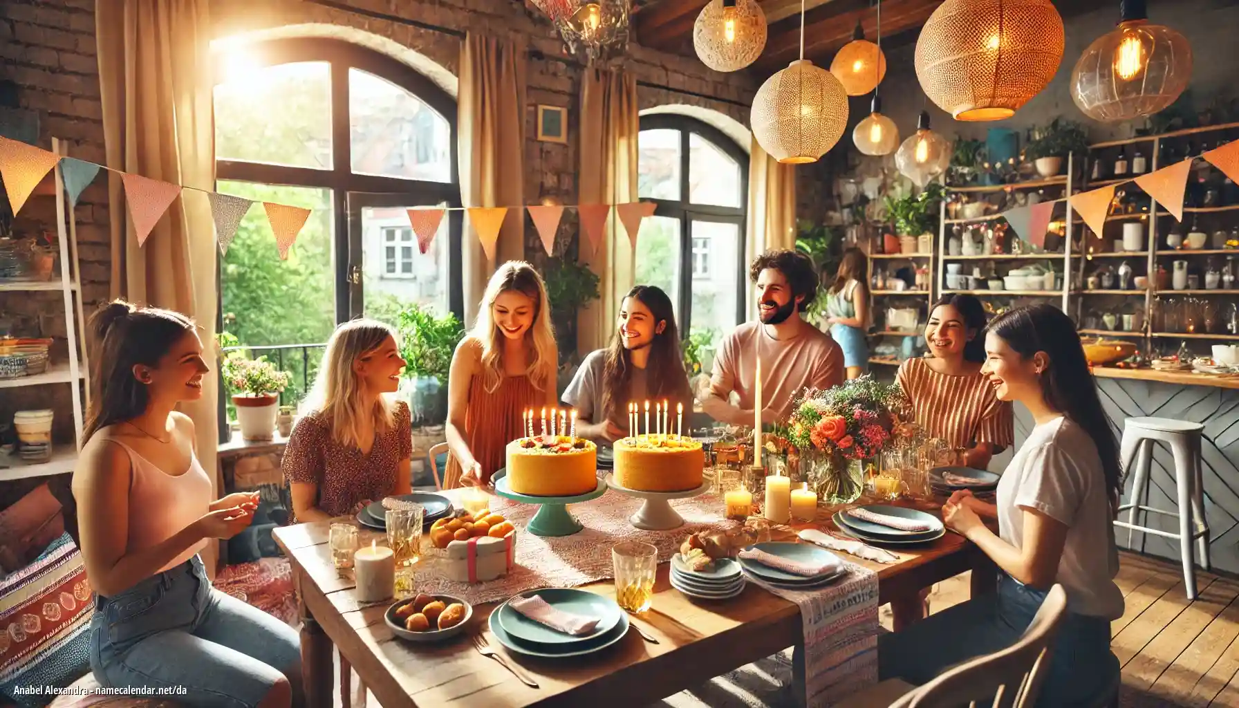 Fejring af navnedag og navn - Anabel Alexandra