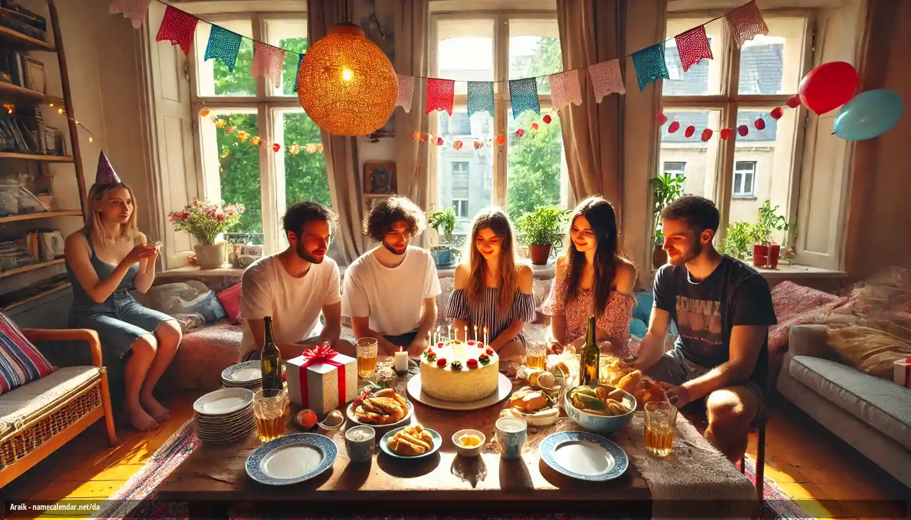 Fejring af navnedag og navn - Araik