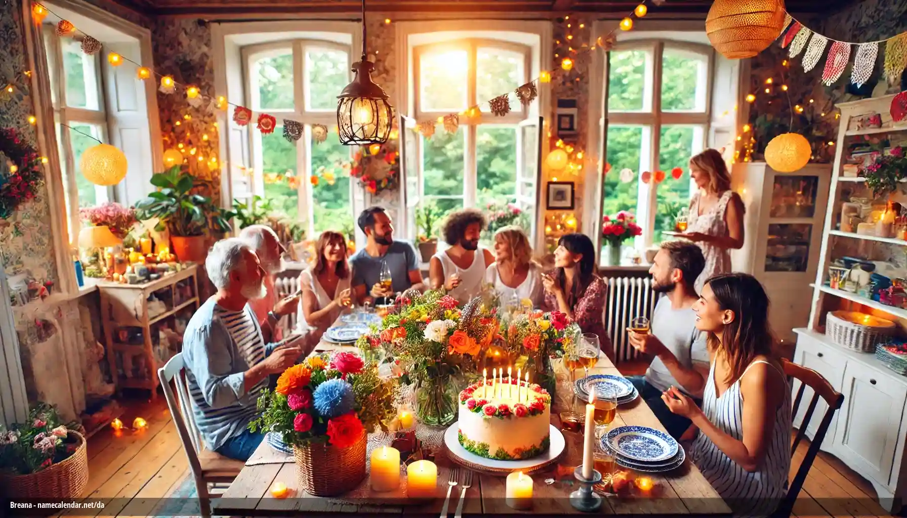 Fejring af navnedag og navn - Breana