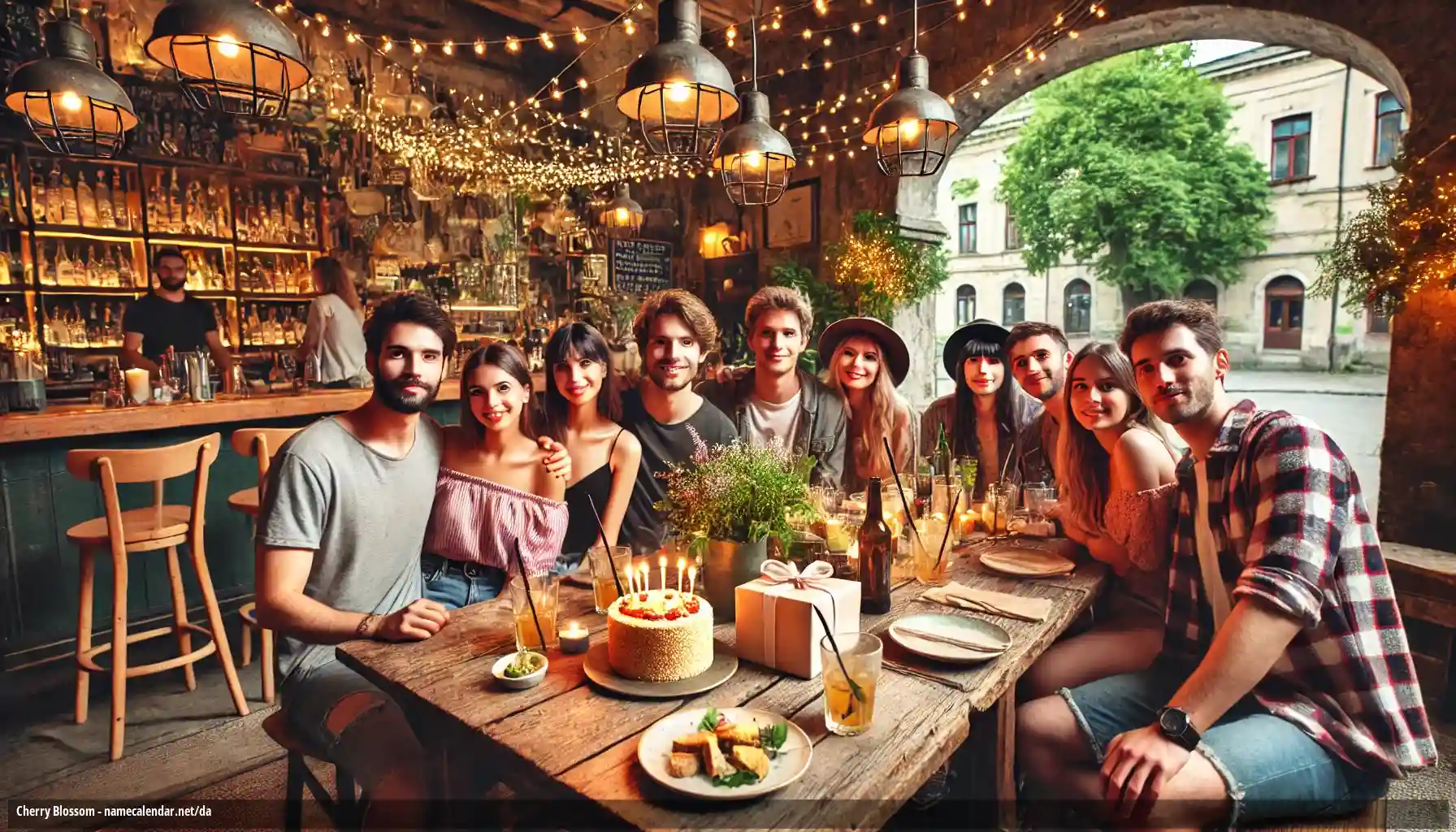 Fejring af navnedag og navn - Cherry Blossom