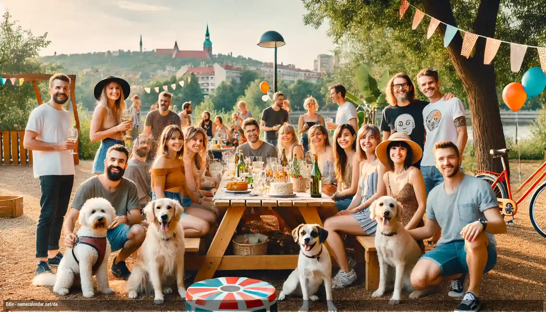 Fejring af navnedag og navn - Edie