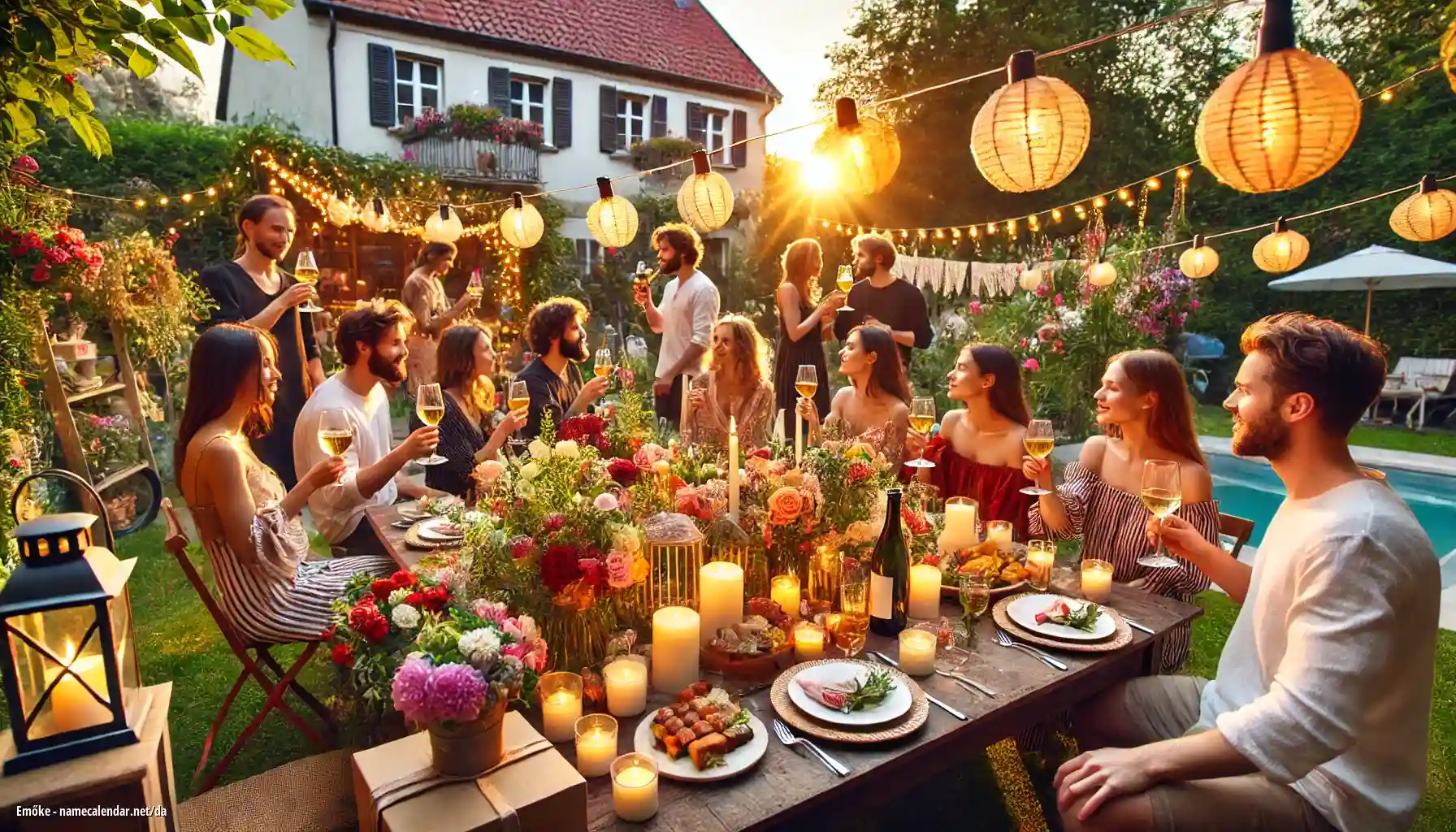 Fejring af navnedag og navn - Emőke