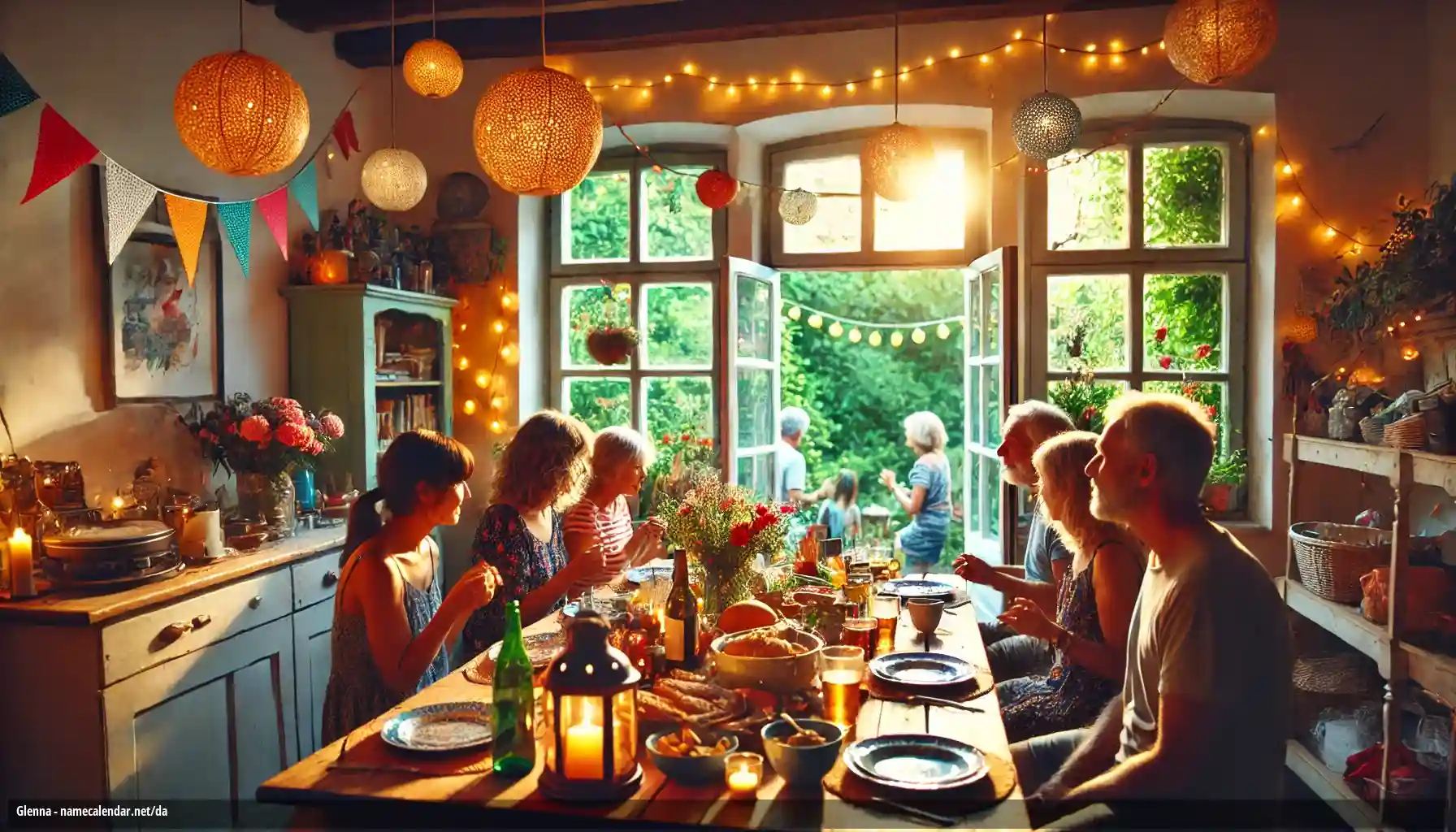 Fejring af navnedag og navn - Glenna