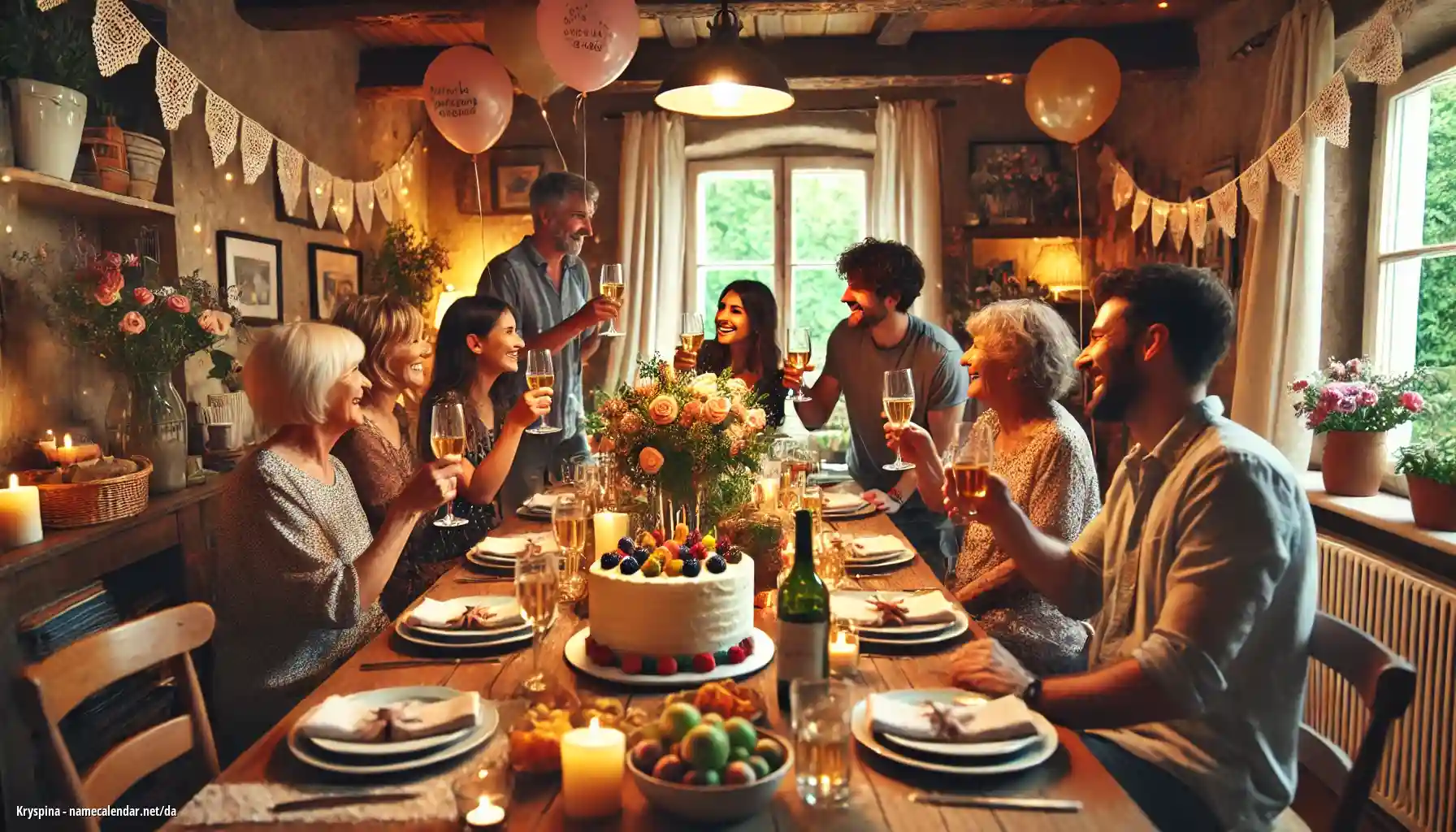 Fejring af navnedag og navn - Kryspina