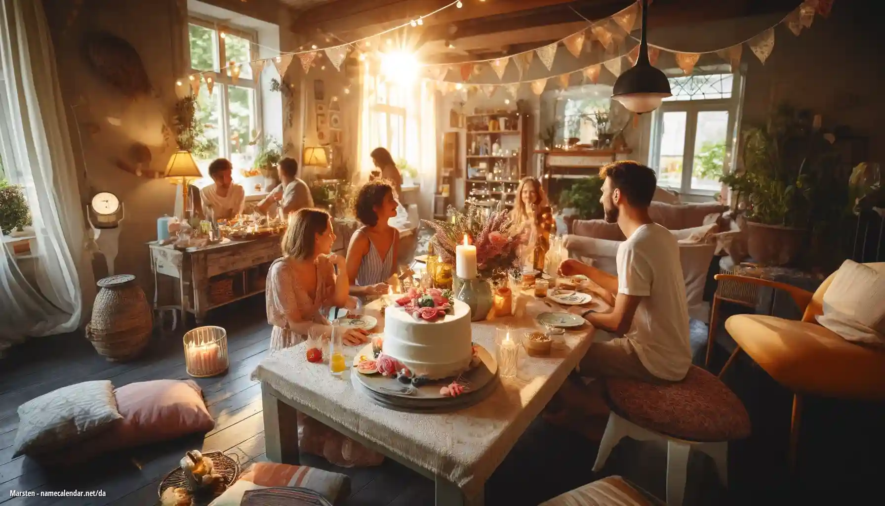 Fejring af navnedag og navn - Marsten