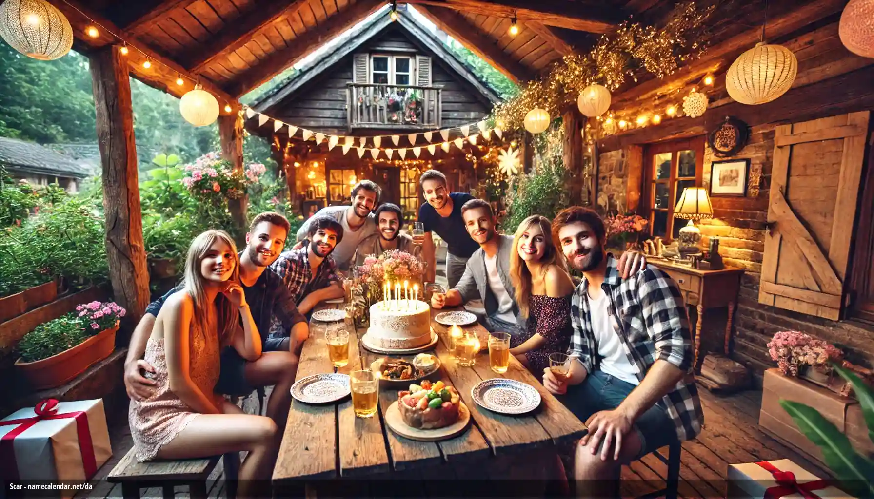 Fejring af navnedag og navn - Scar
