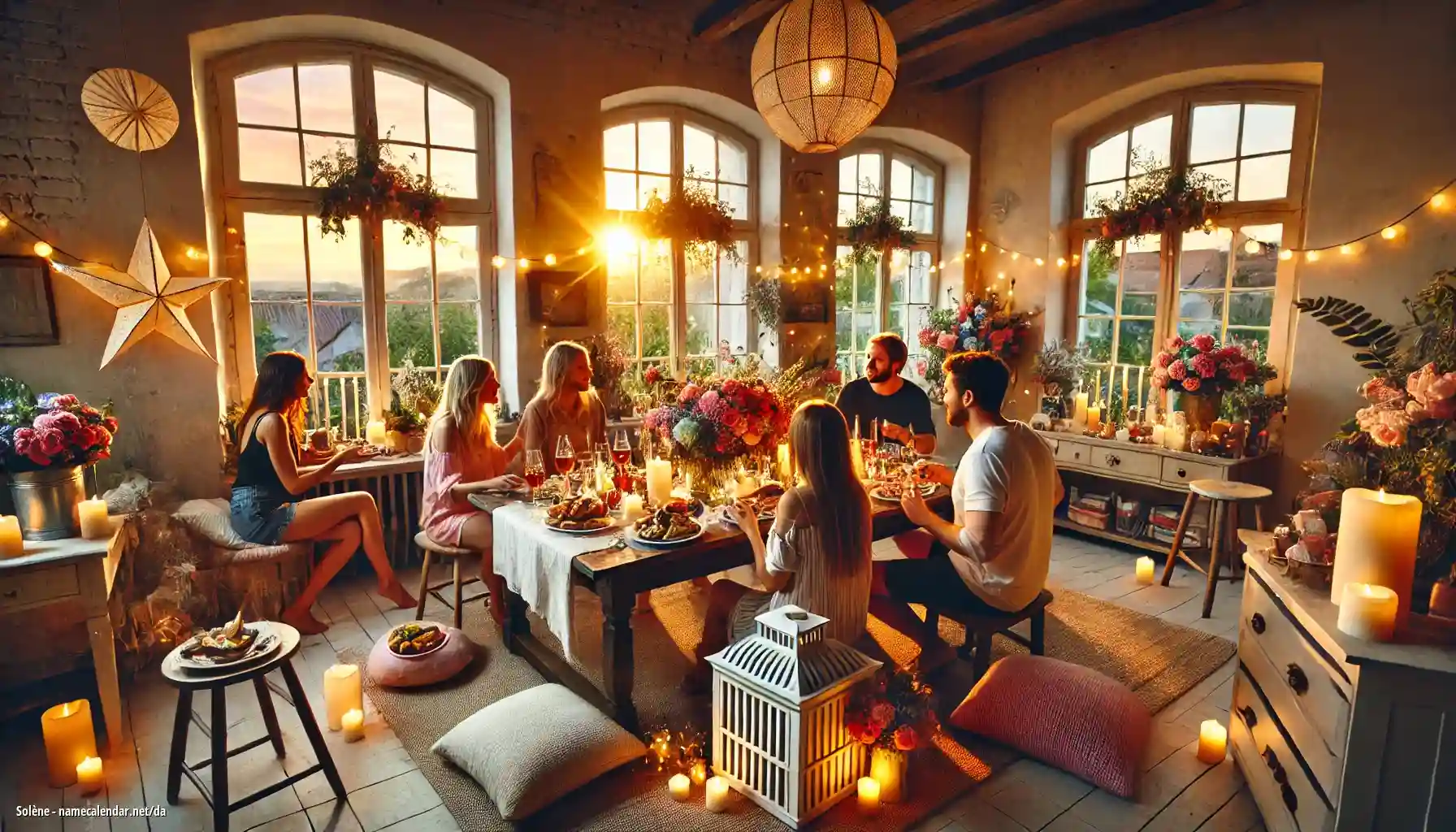 Fejring af navnedag og navn - Solène