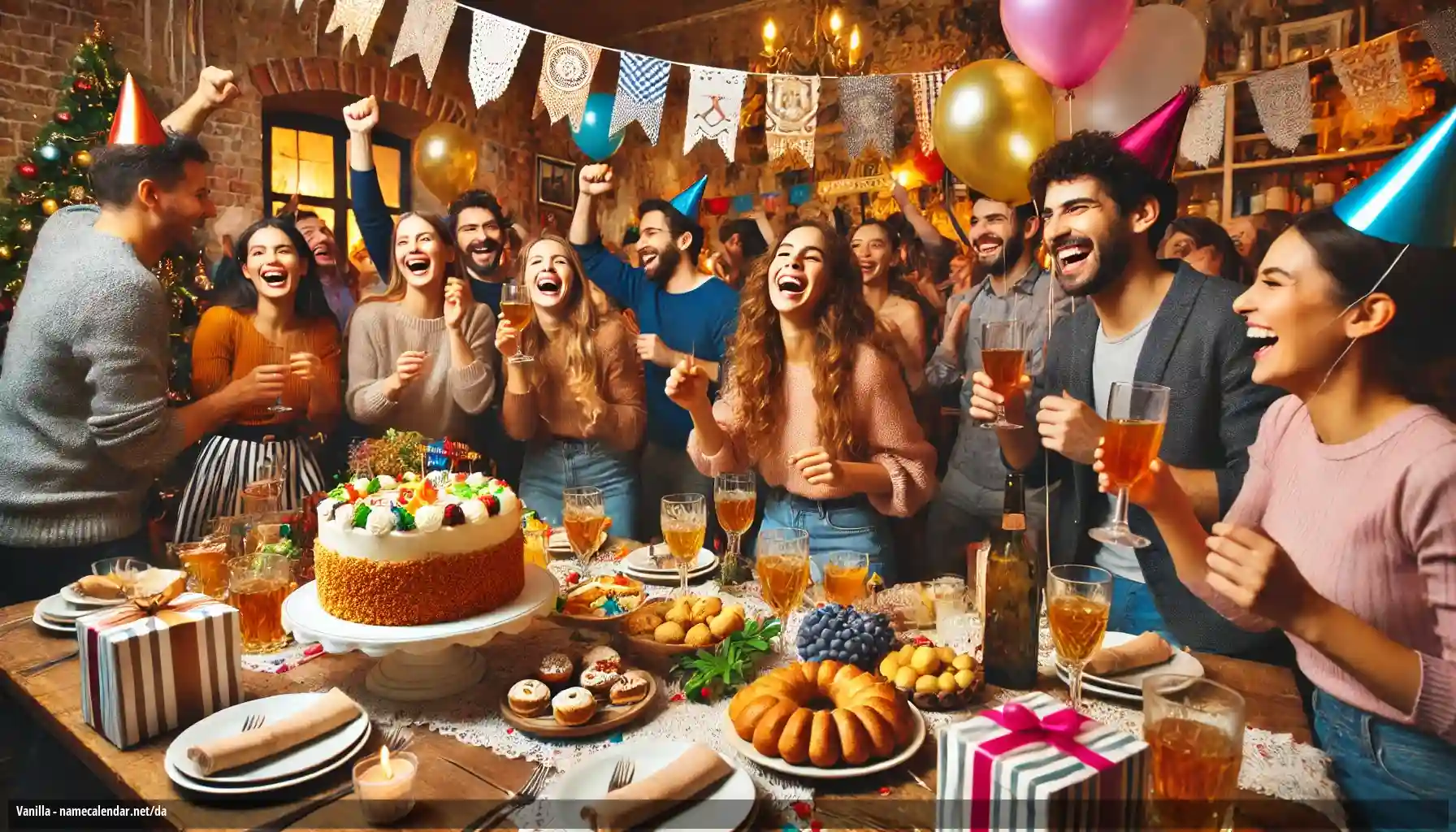 Fejring af navnedag og navn - Vanilla