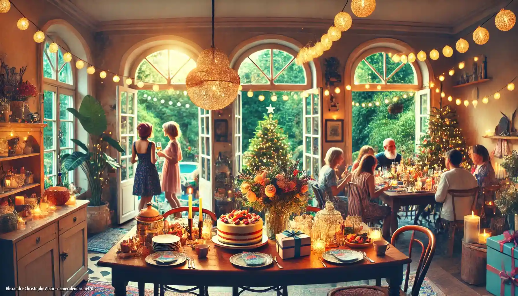 Feier des Namenstages und des Namens - Alexandre Christophe Alain