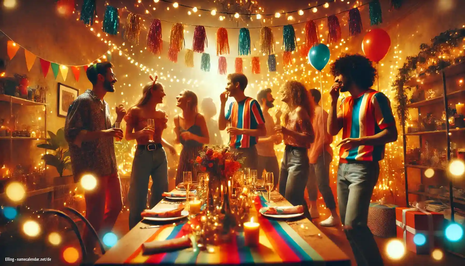 Feier des Namenstages und des Namens - Elling