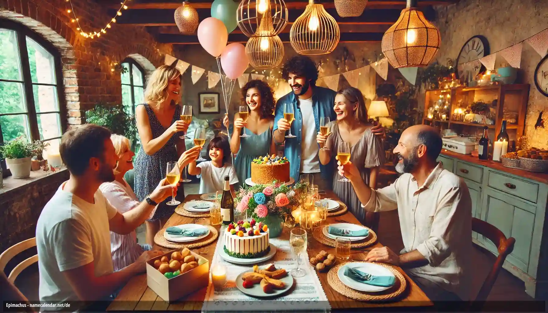 Feier des Namenstages und des Namens - Epimachus