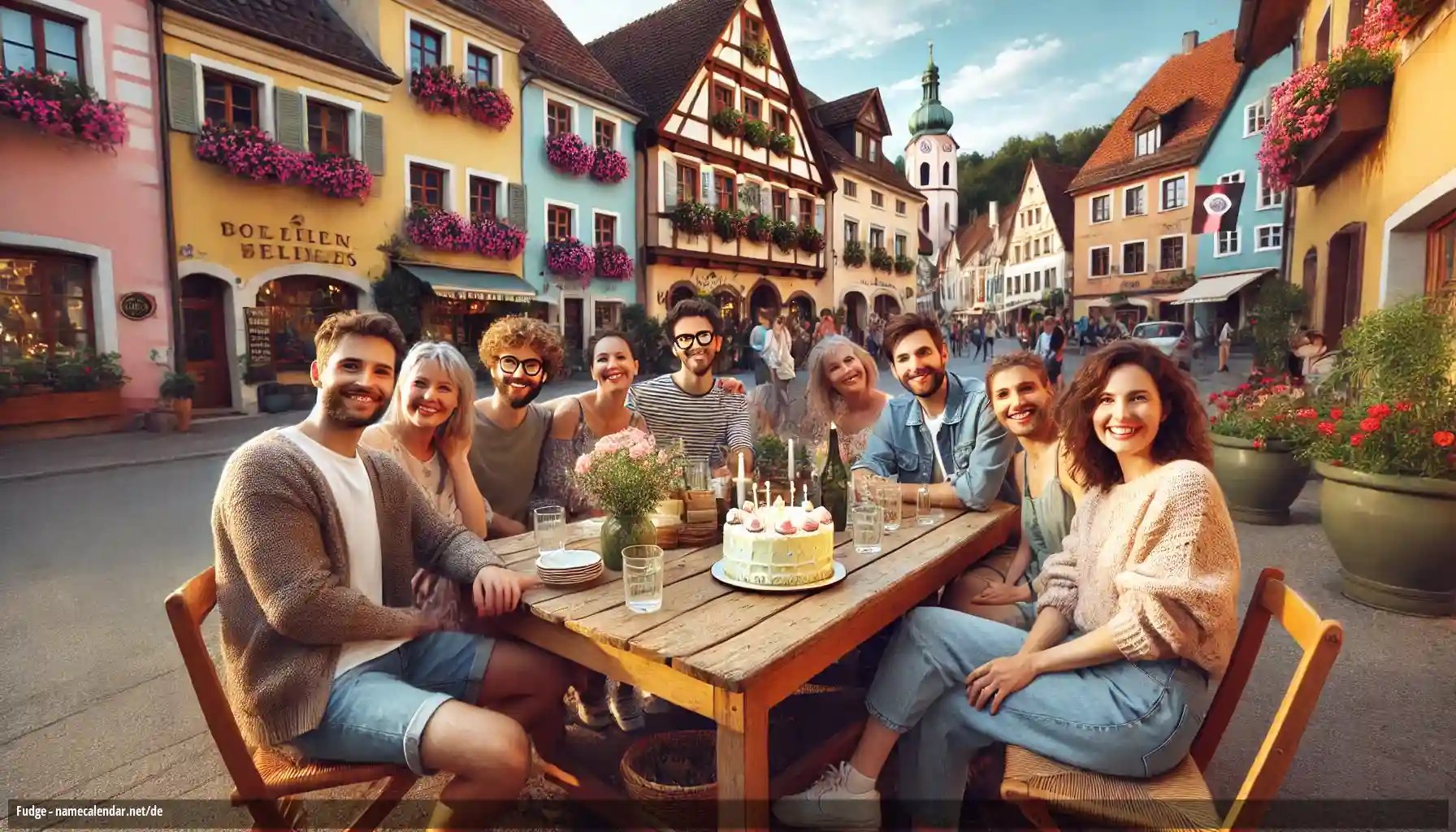 Feier des Namenstages und des Namens - Fudge