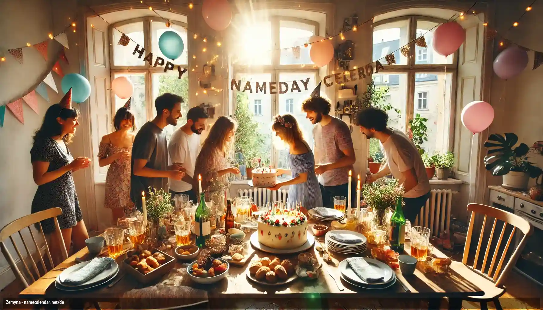 Feier des Namenstages und des Namens - Zemyna