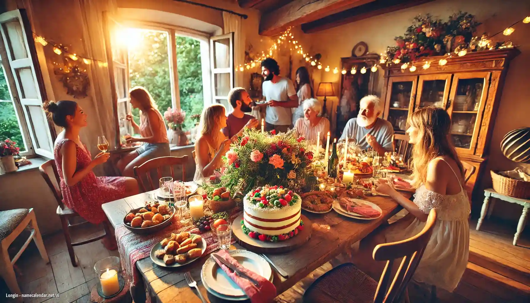 Εορτασμός της ονομαστικής εορτής και του ονόματος - Longin