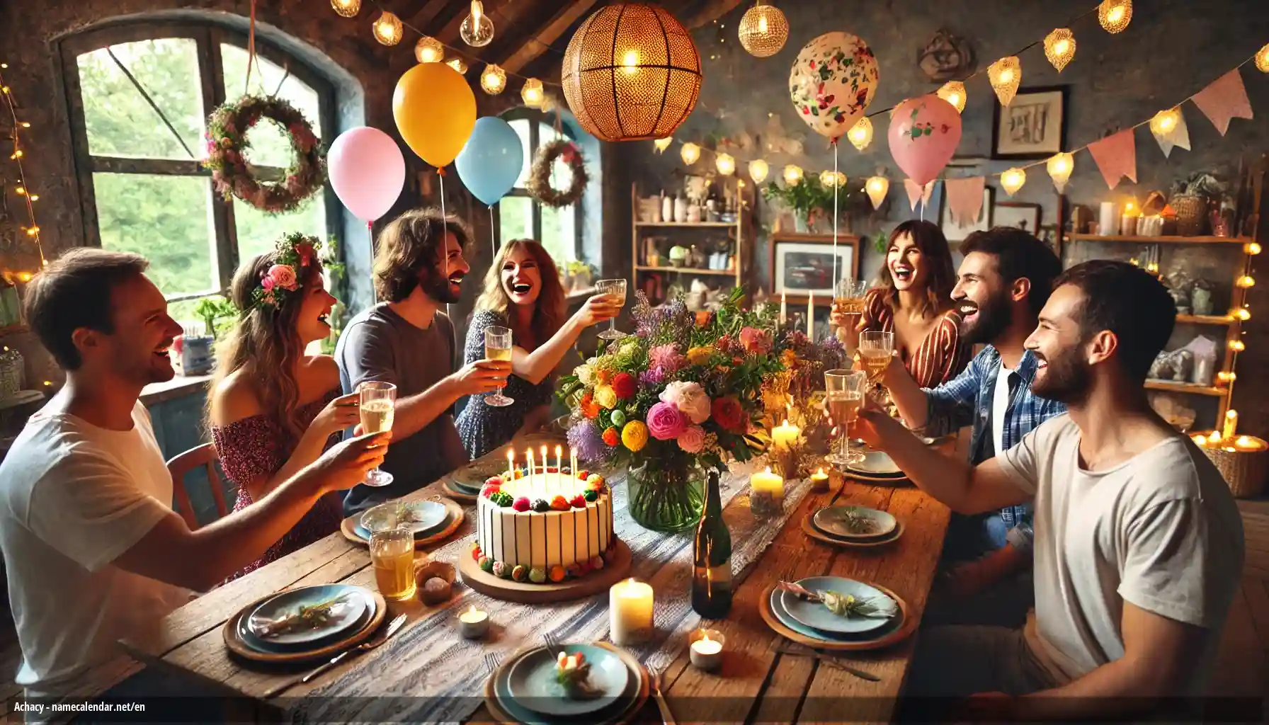 Celebration of name day and name - Achacy