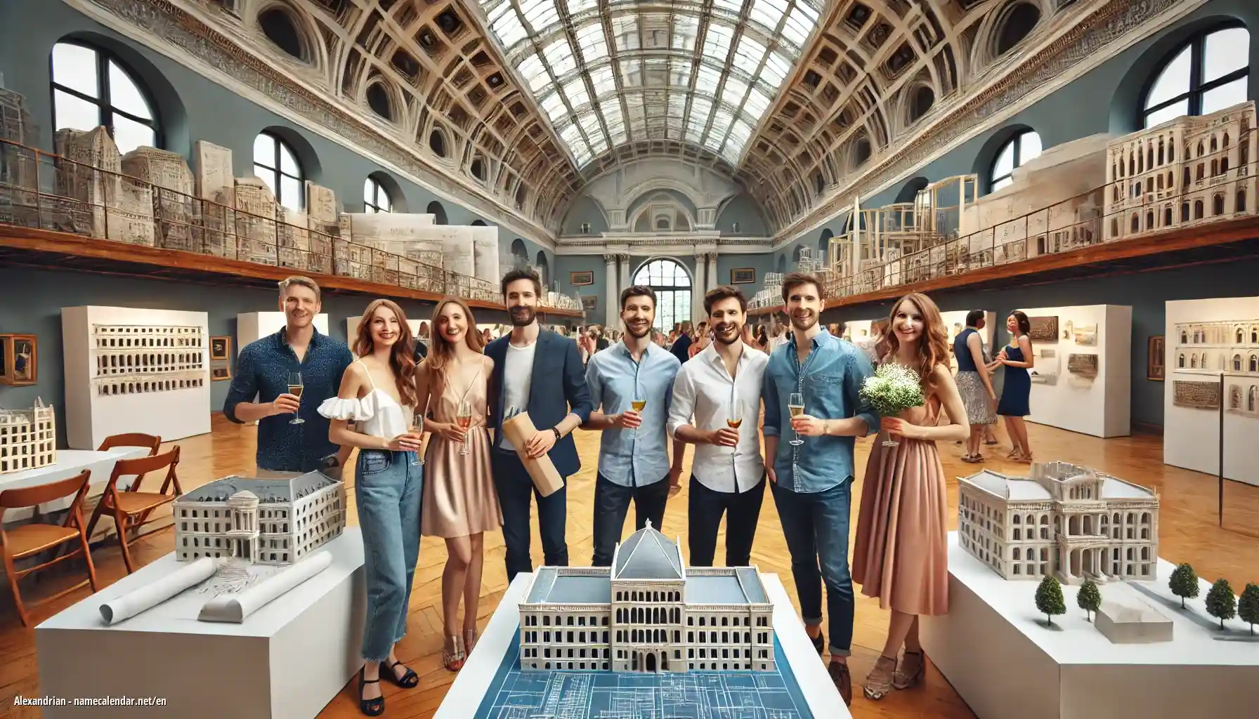 Celebration of name day and name - Alexandrian