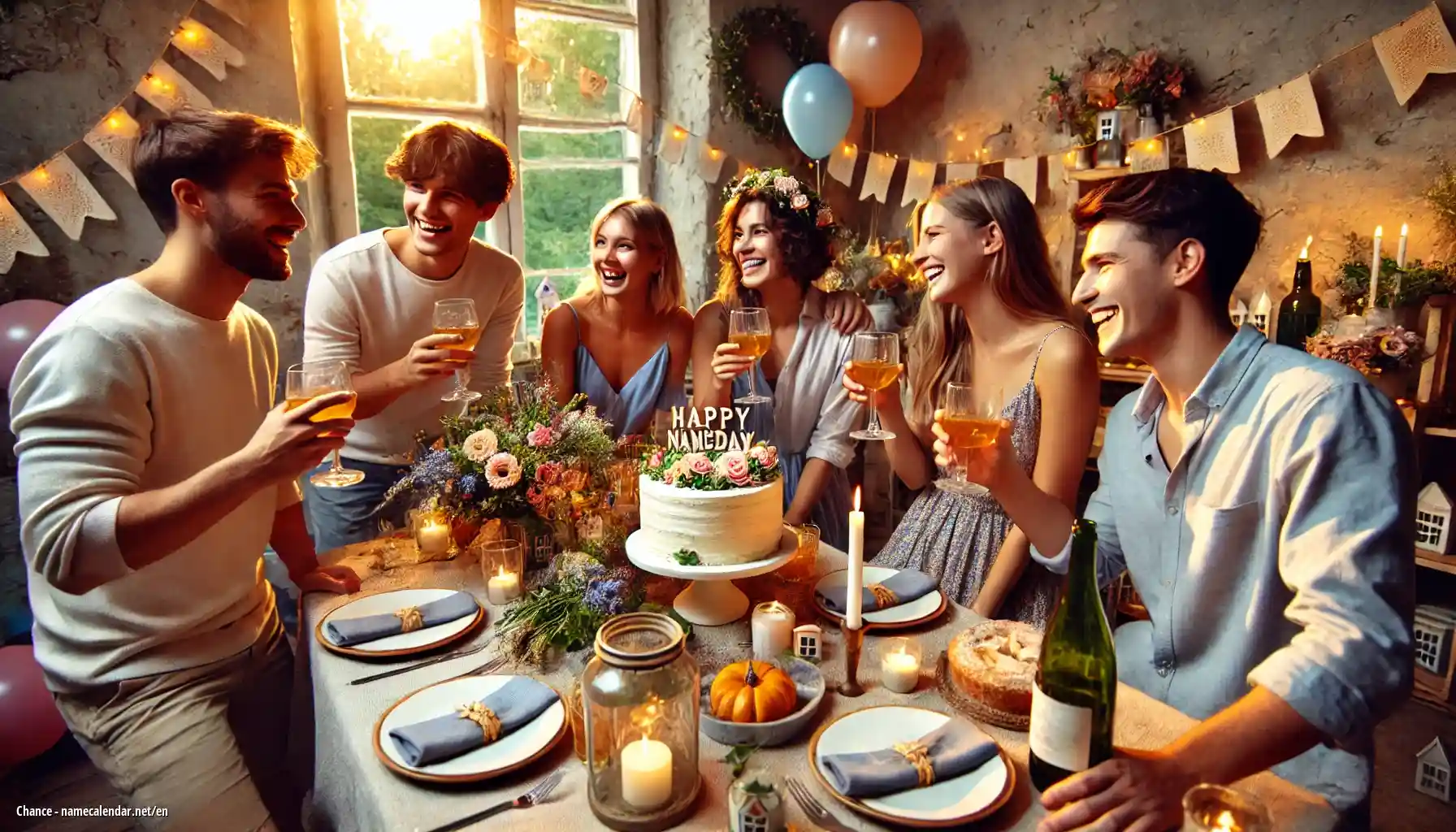 Celebration of name day and name - Chance