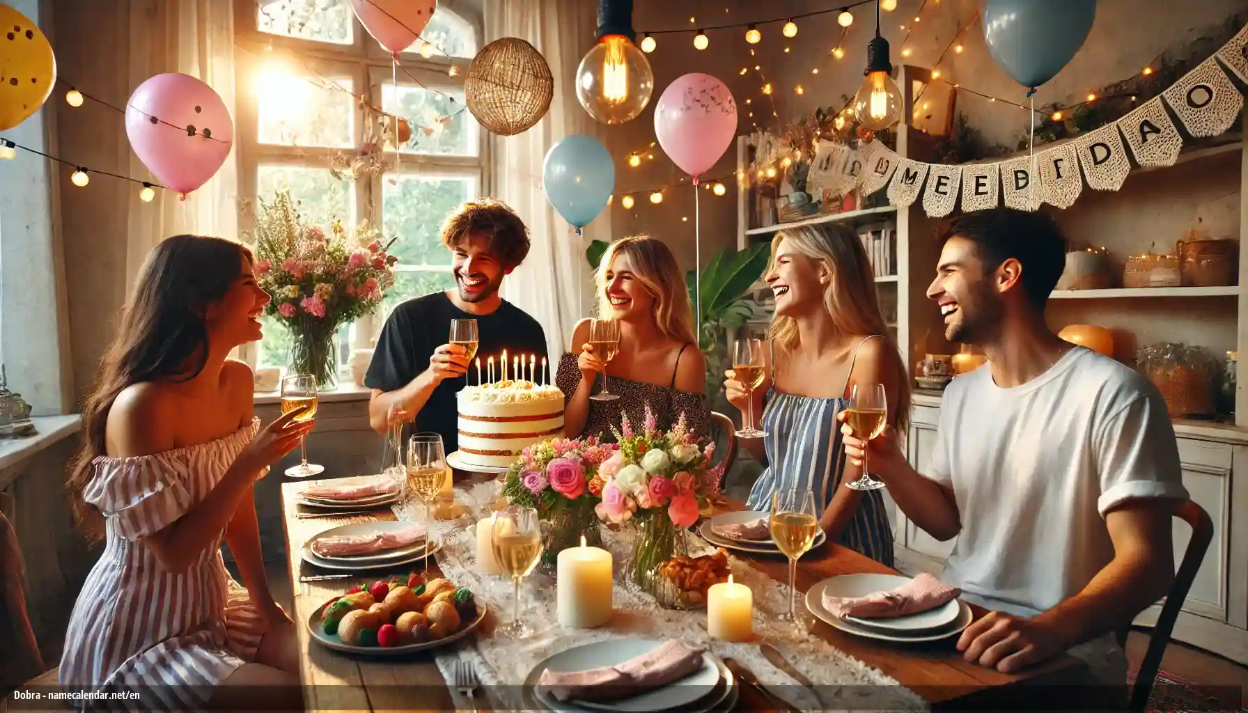 Celebration of name day and name - Dobra