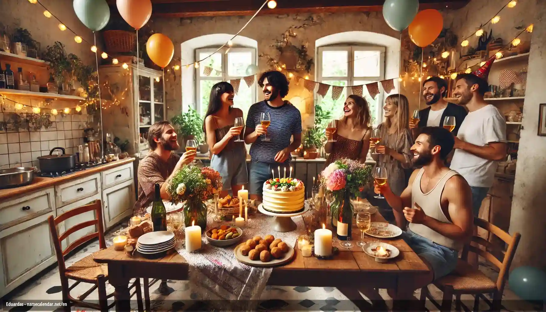 Celebration of name day and name - Eduardas