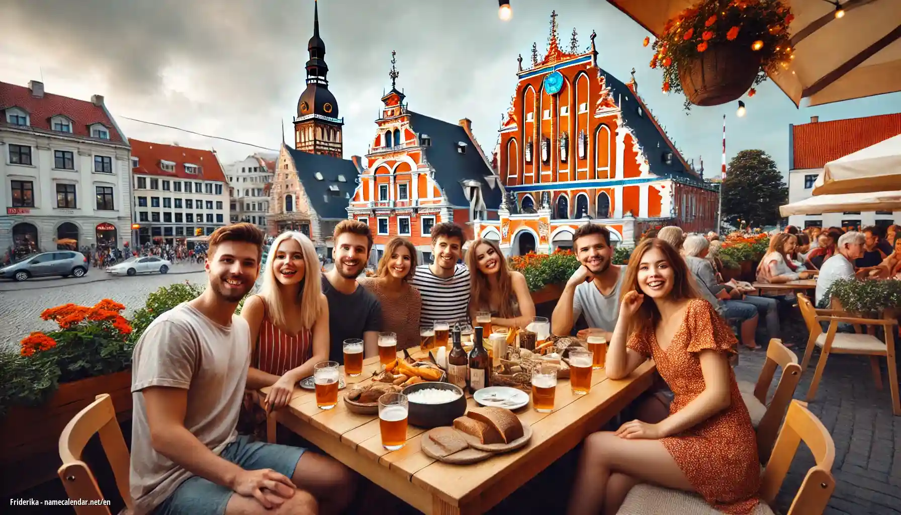 Celebration of name day and name - Friderika