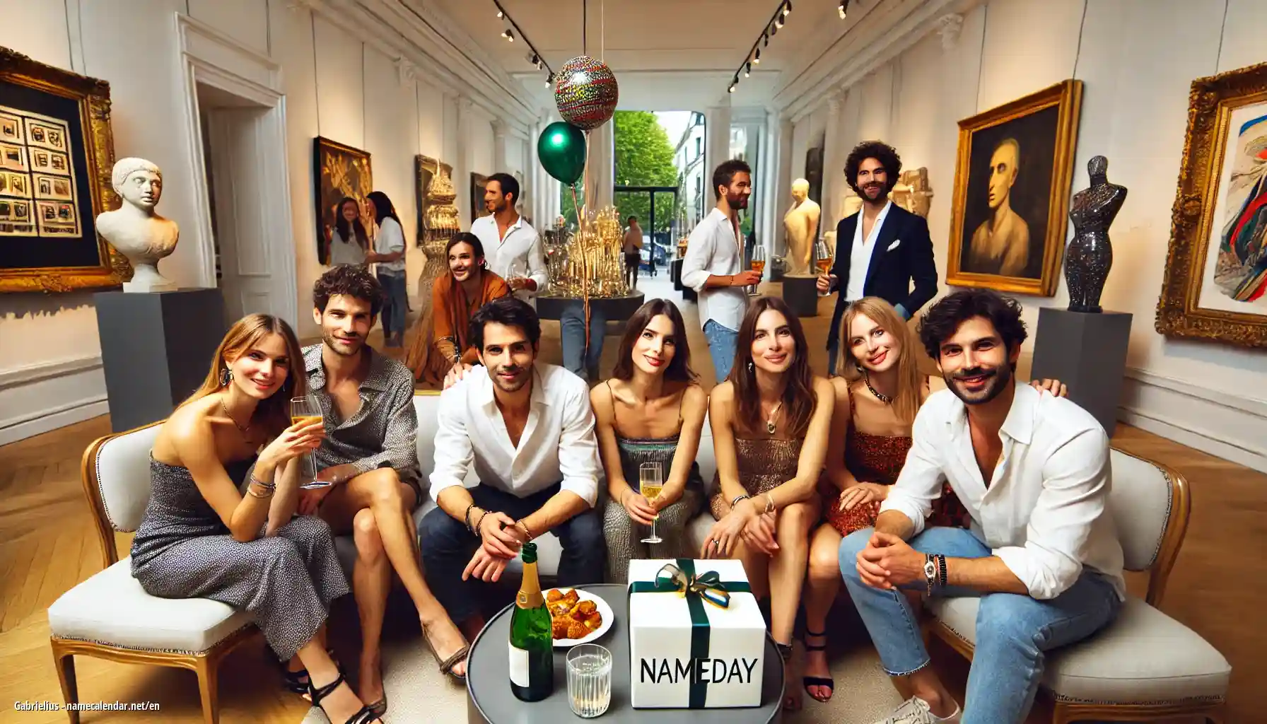 Celebration of name day and name - Gabrielius