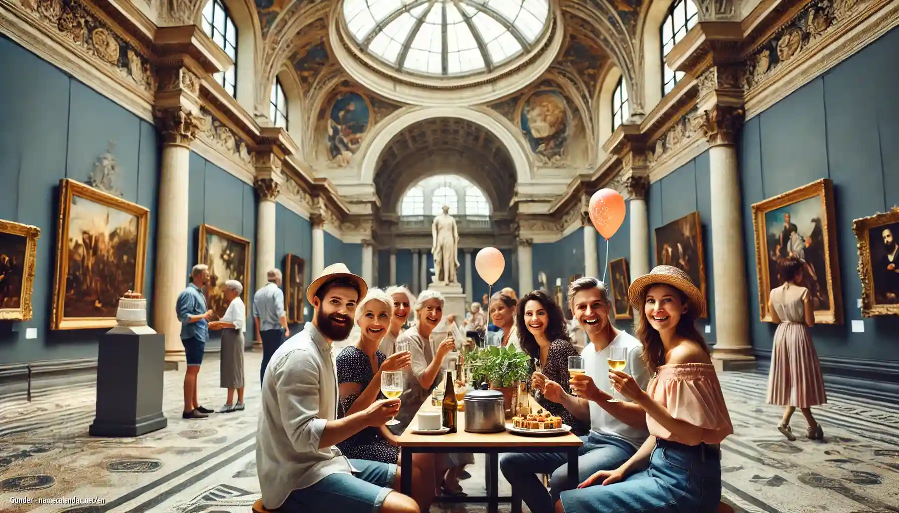 Celebration of name day and name - Gunder