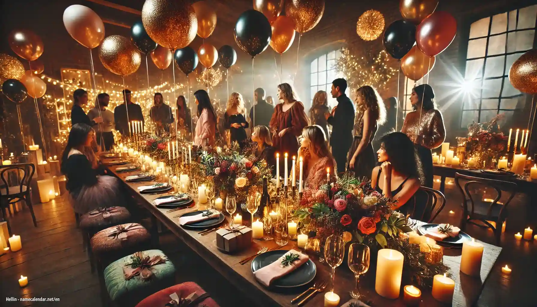 Celebration of name day and name - Hellin