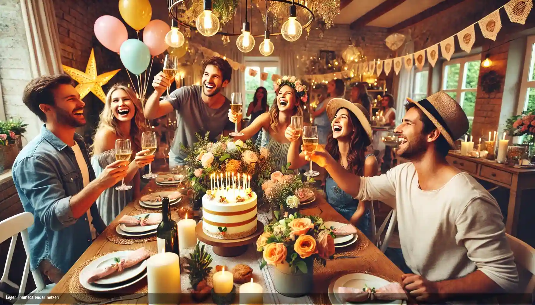 Celebration of name day and name - Leger