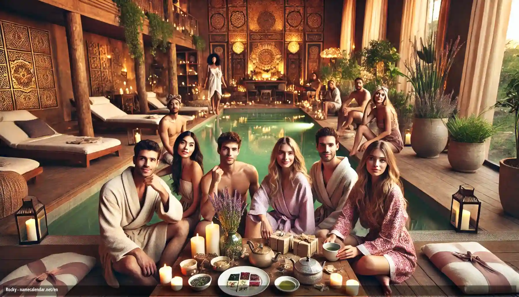 Celebration of name day and name - Rocky