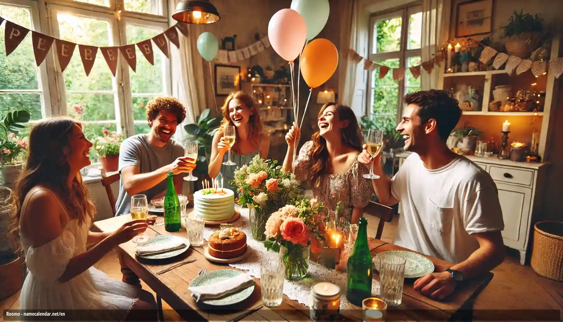 Celebration of name day and name - Roomo