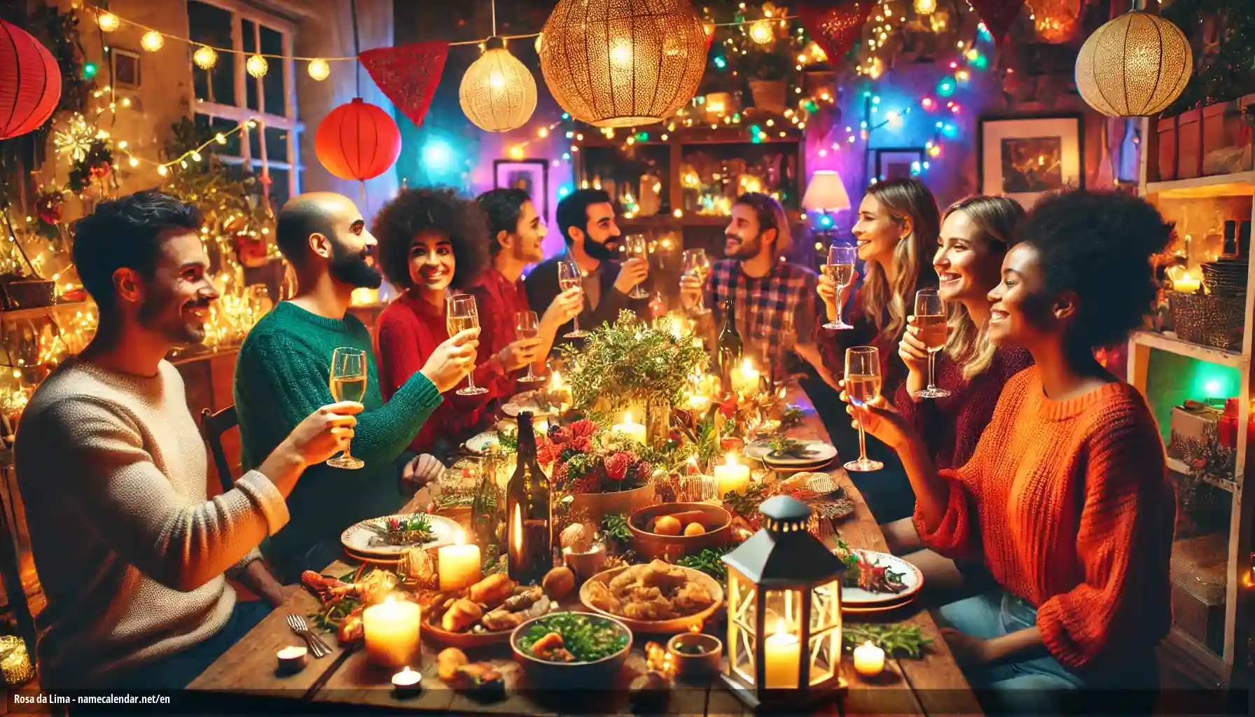 Celebration of name day and name - Rosa da Lima