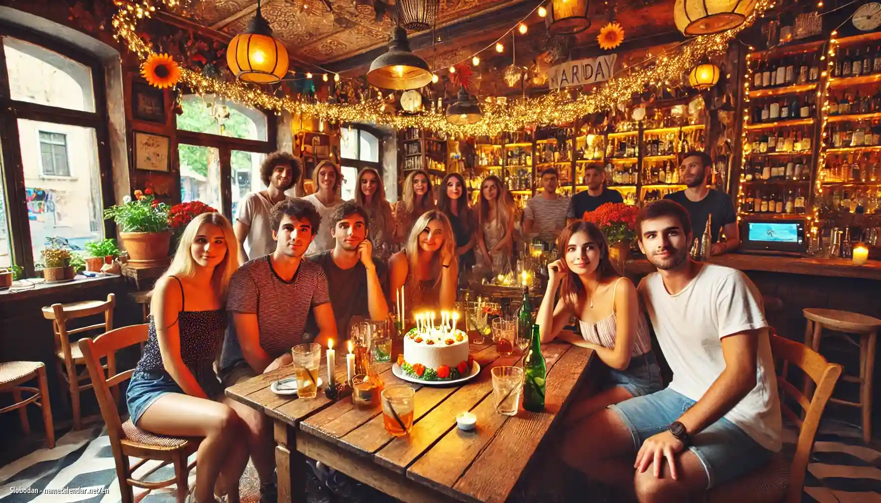 Celebration of name day and name - Slobodan