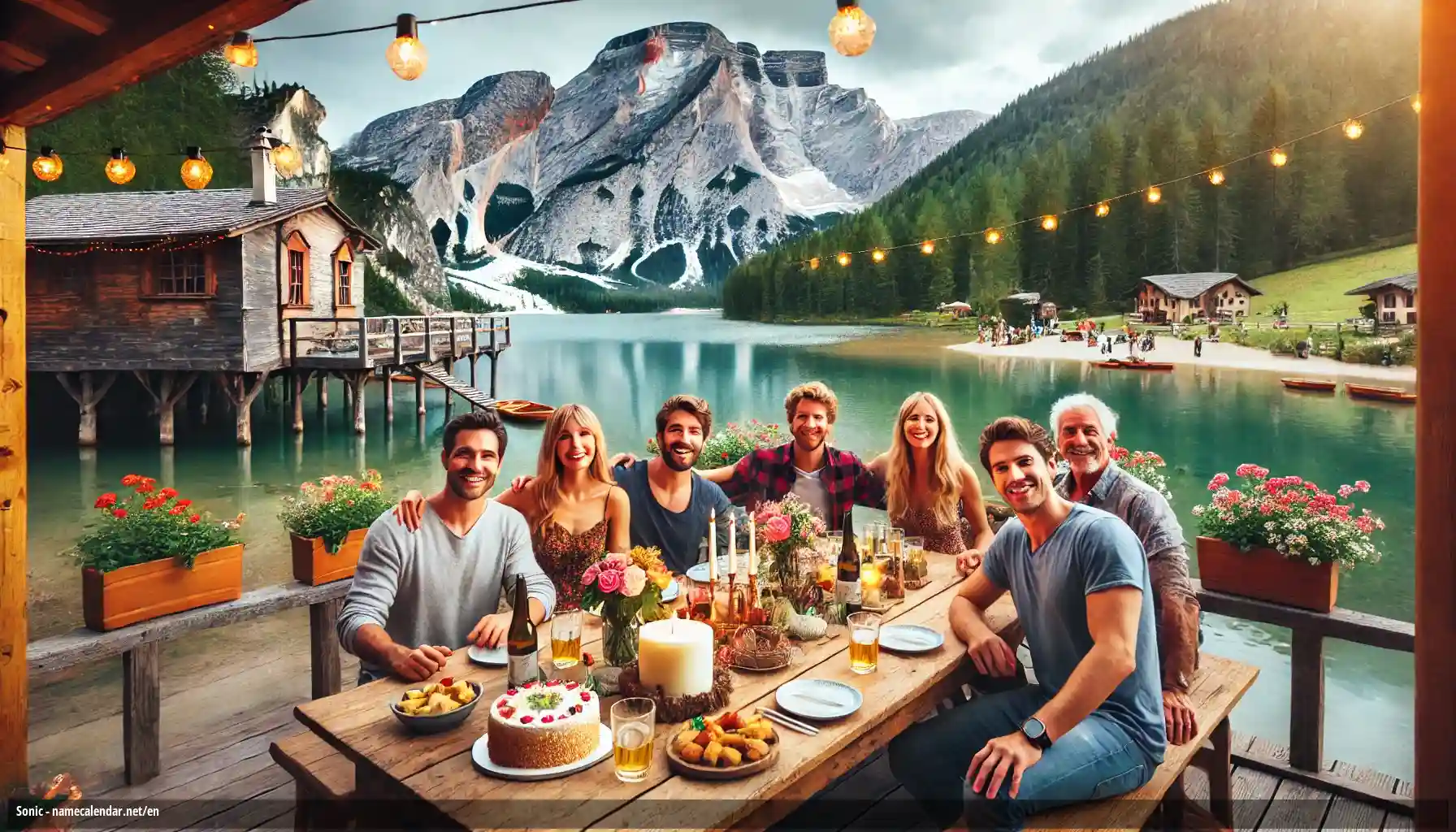 Celebration of name day and name - Sonic