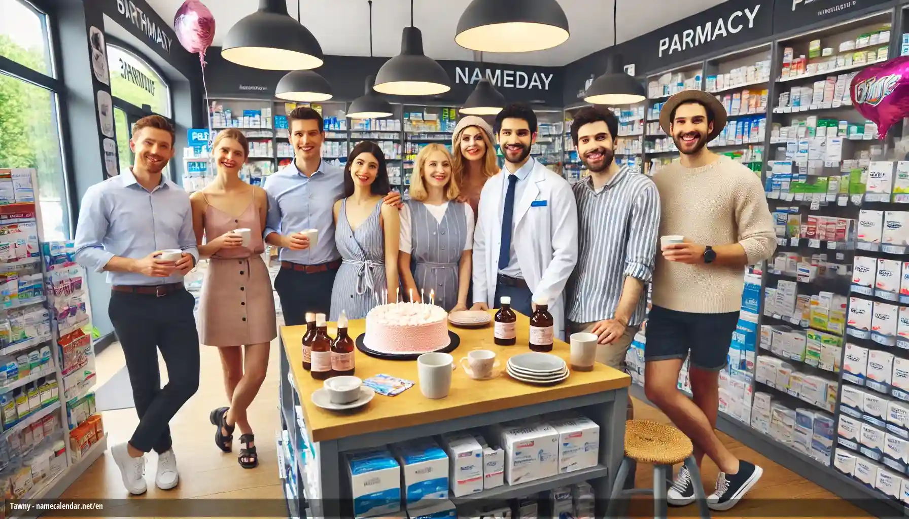 Celebration of name day and name - Tawny