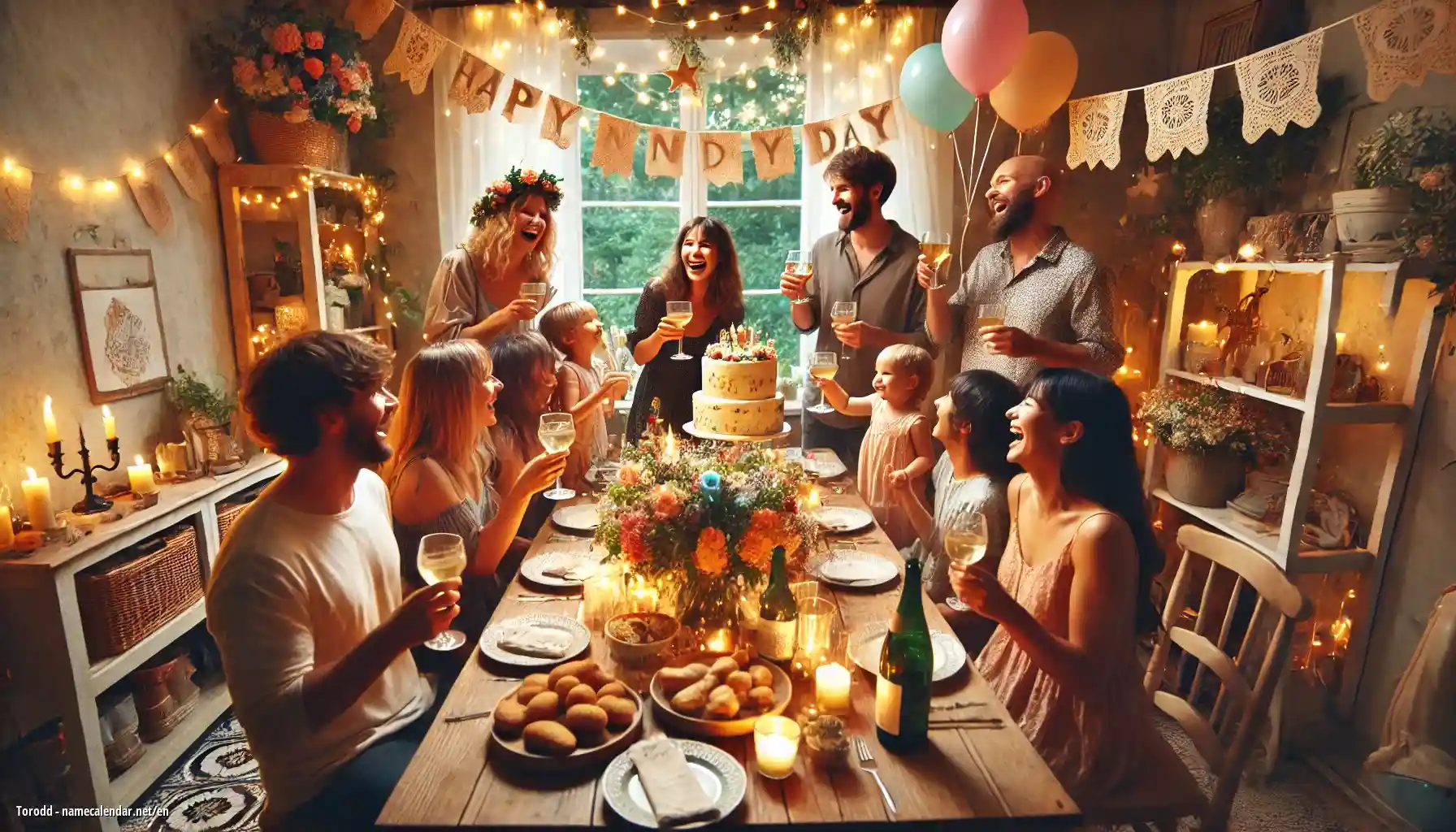 Celebration of name day and name - Torodd