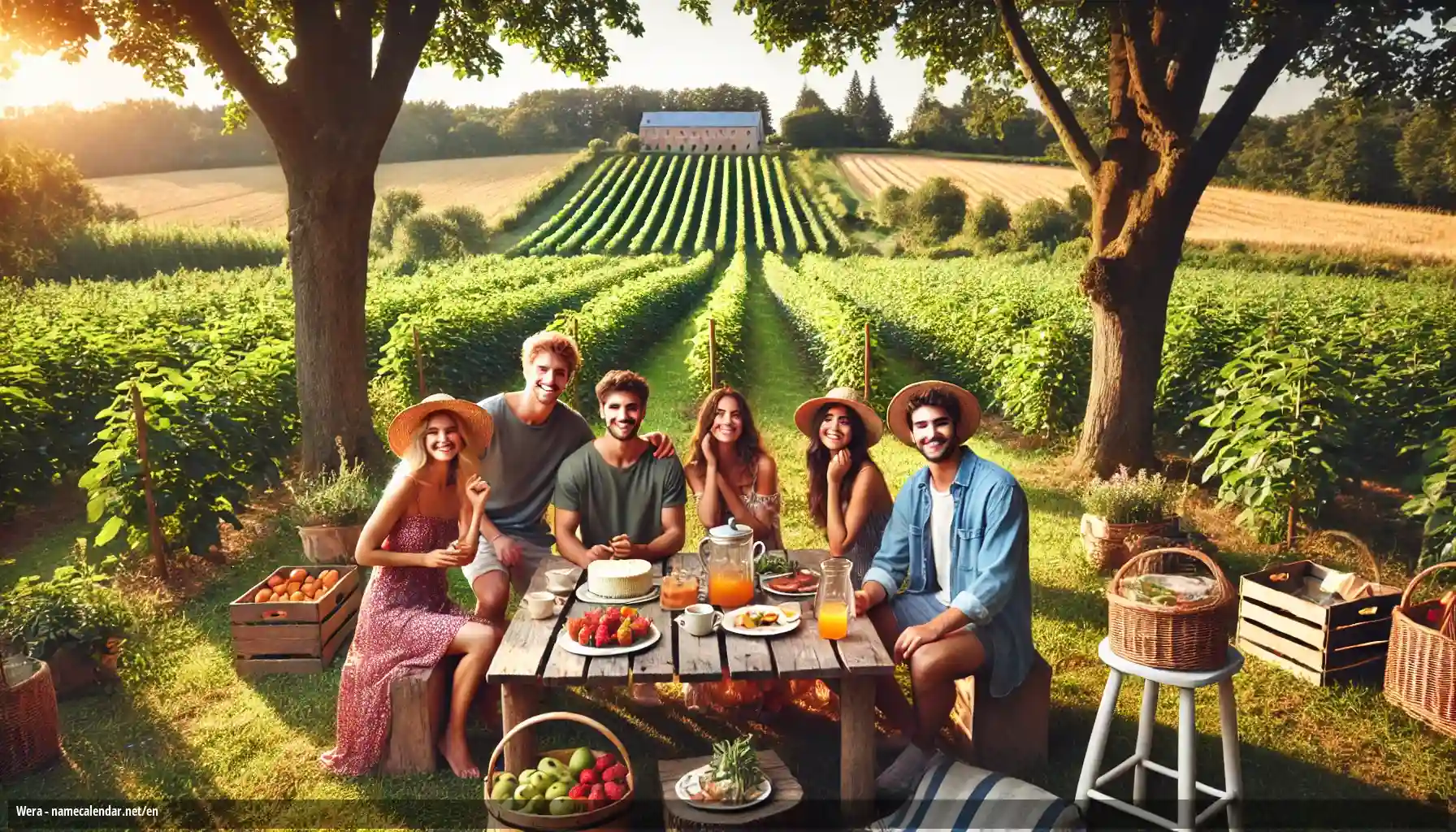 Celebration of name day and name - Wera