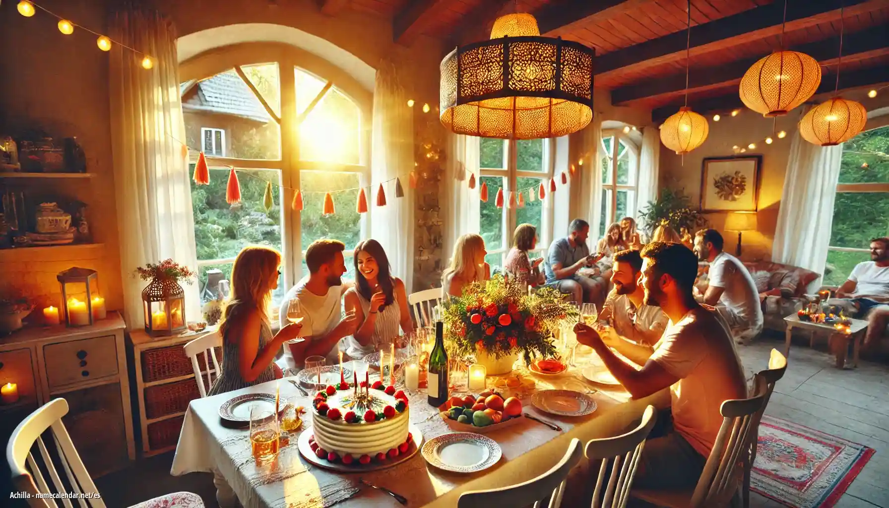 Celebración del onomástico y del nombre - Achilla