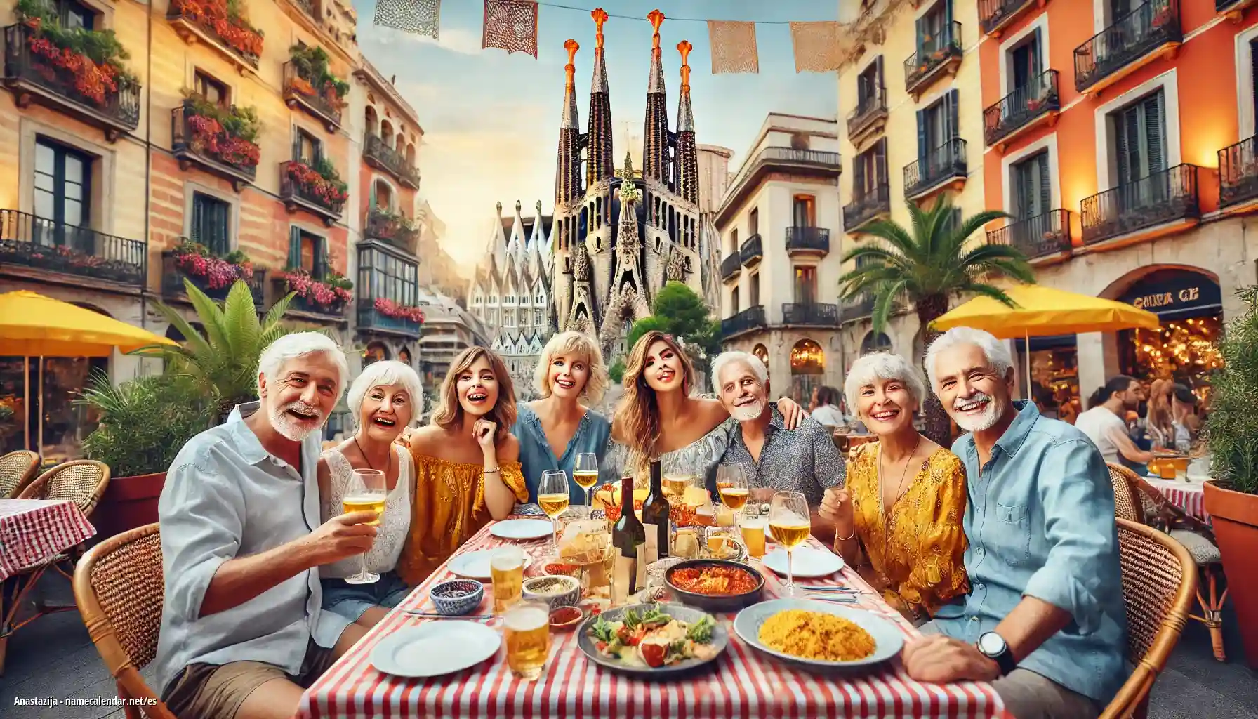 Celebración del onomástico y del nombre - Anastazija