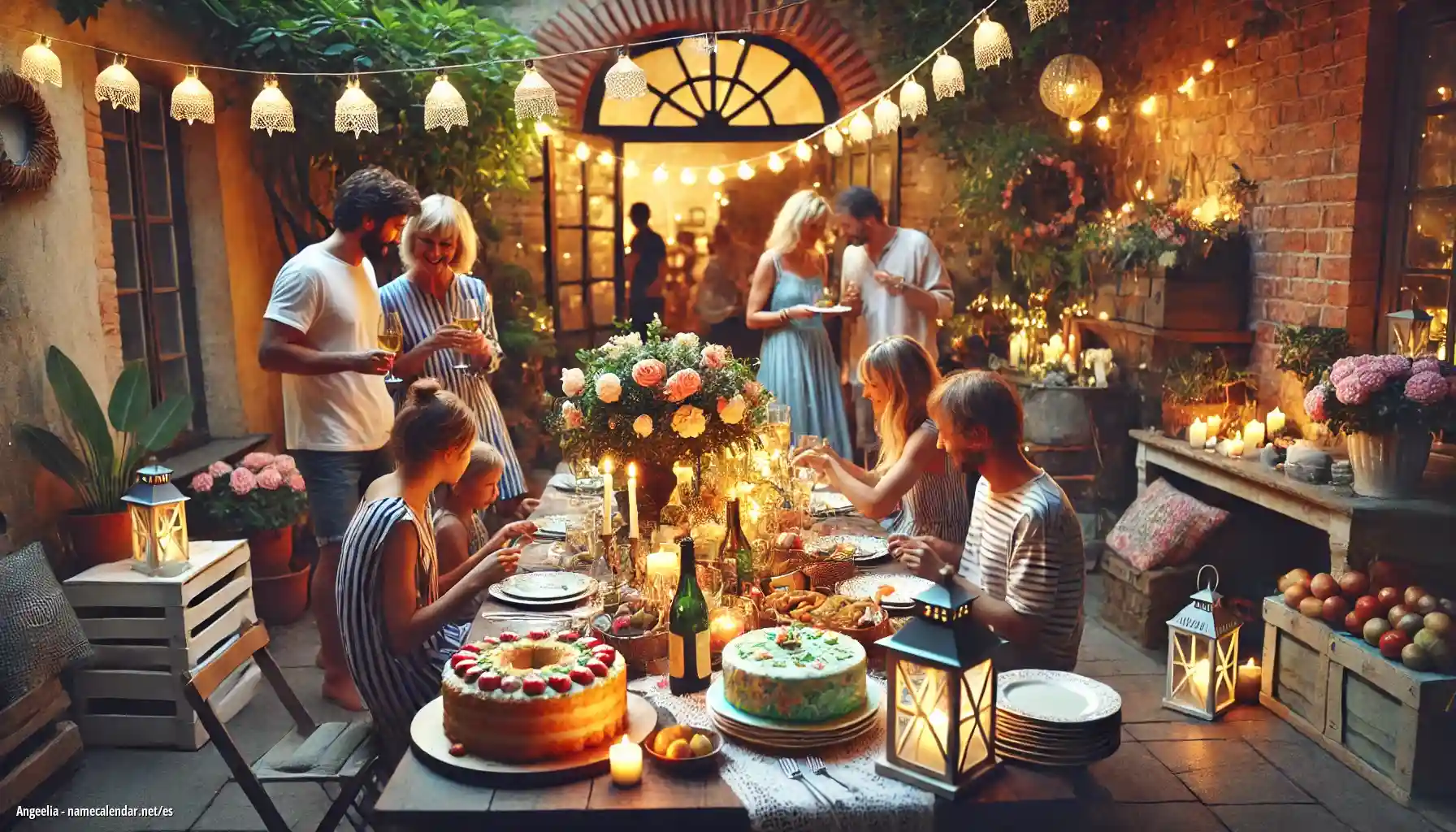 Celebración del onomástico y del nombre - Angeelia