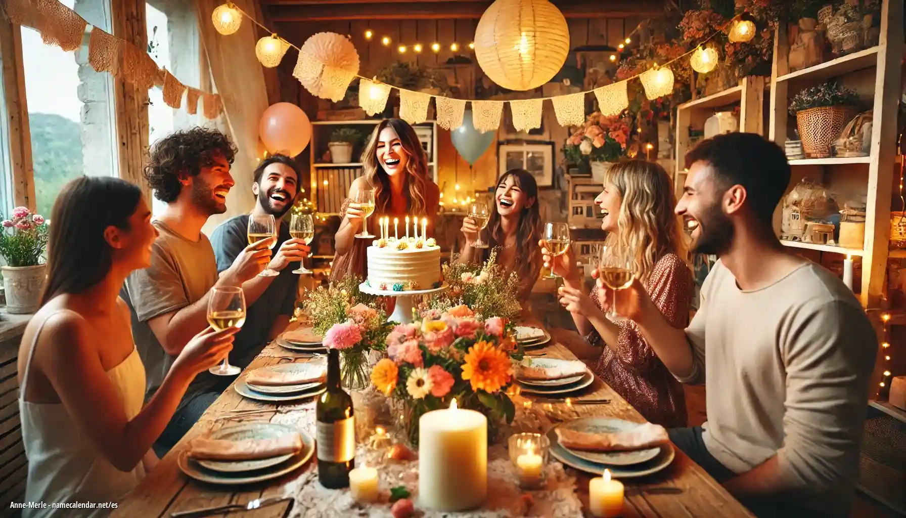 Celebración del onomástico y del nombre - Anne-Merle