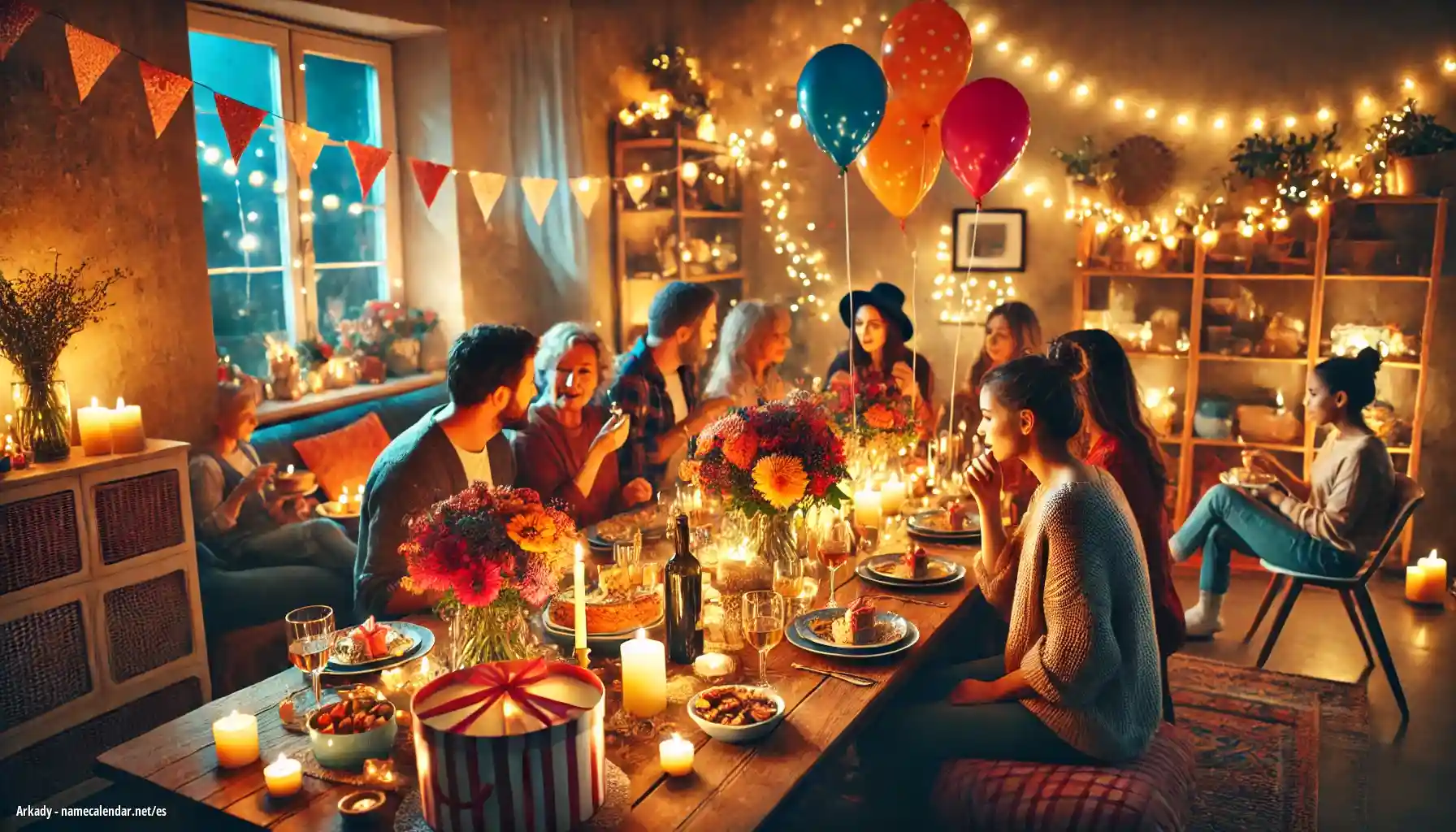 Celebración del onomástico y del nombre - Arkady