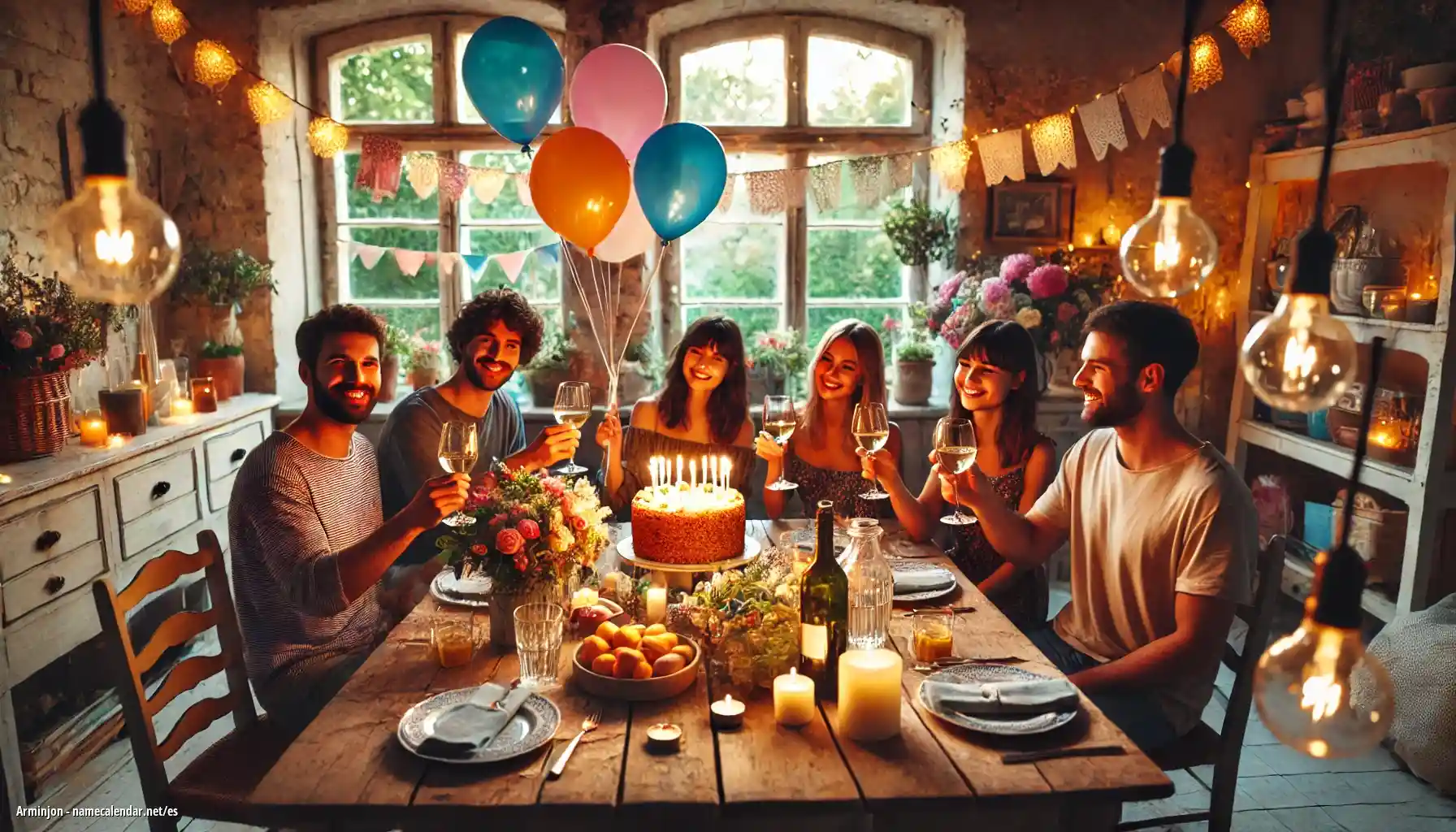 Celebración del onomástico y del nombre - Arminjon