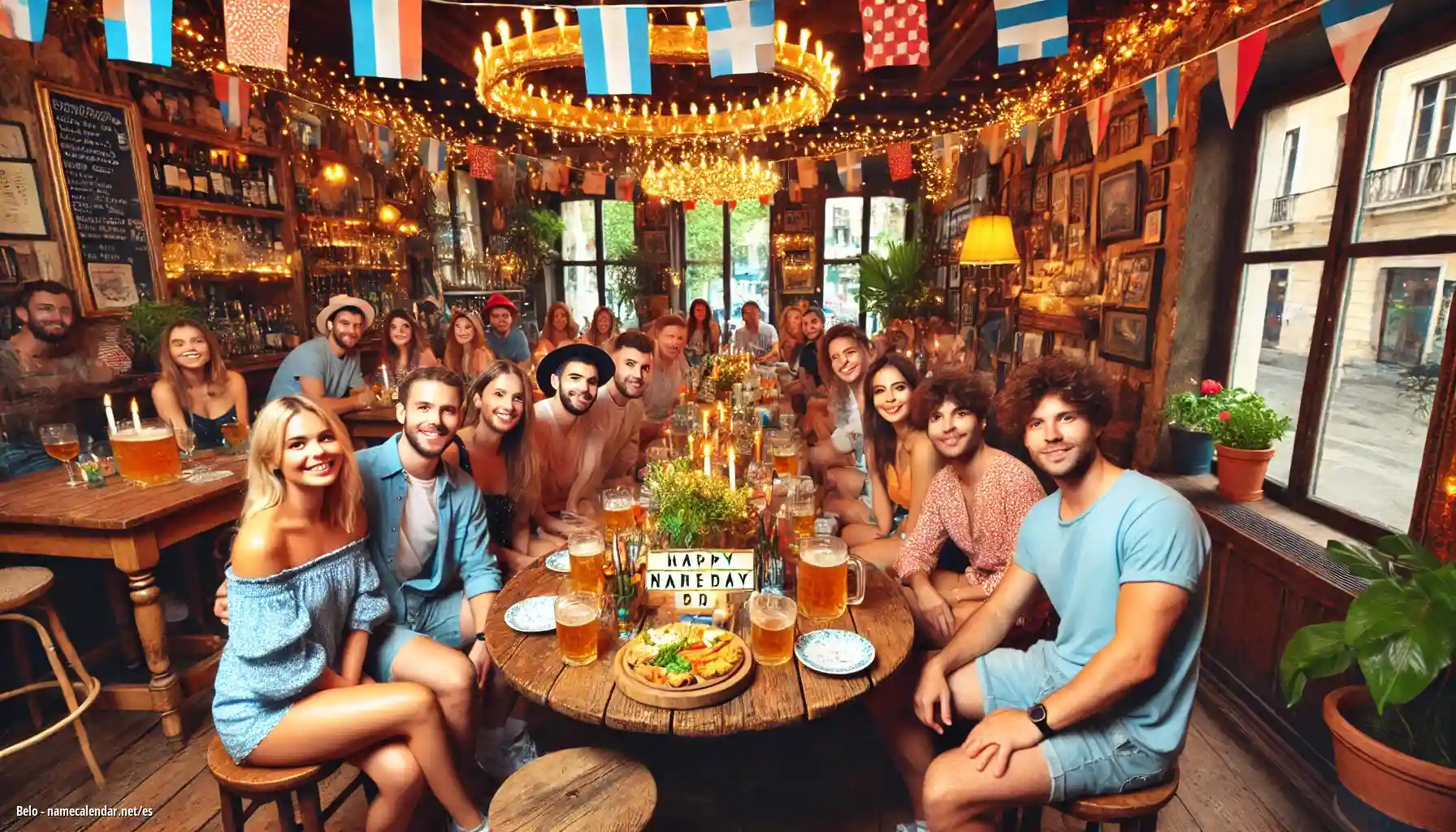 Celebración del onomástico y del nombre - Belo