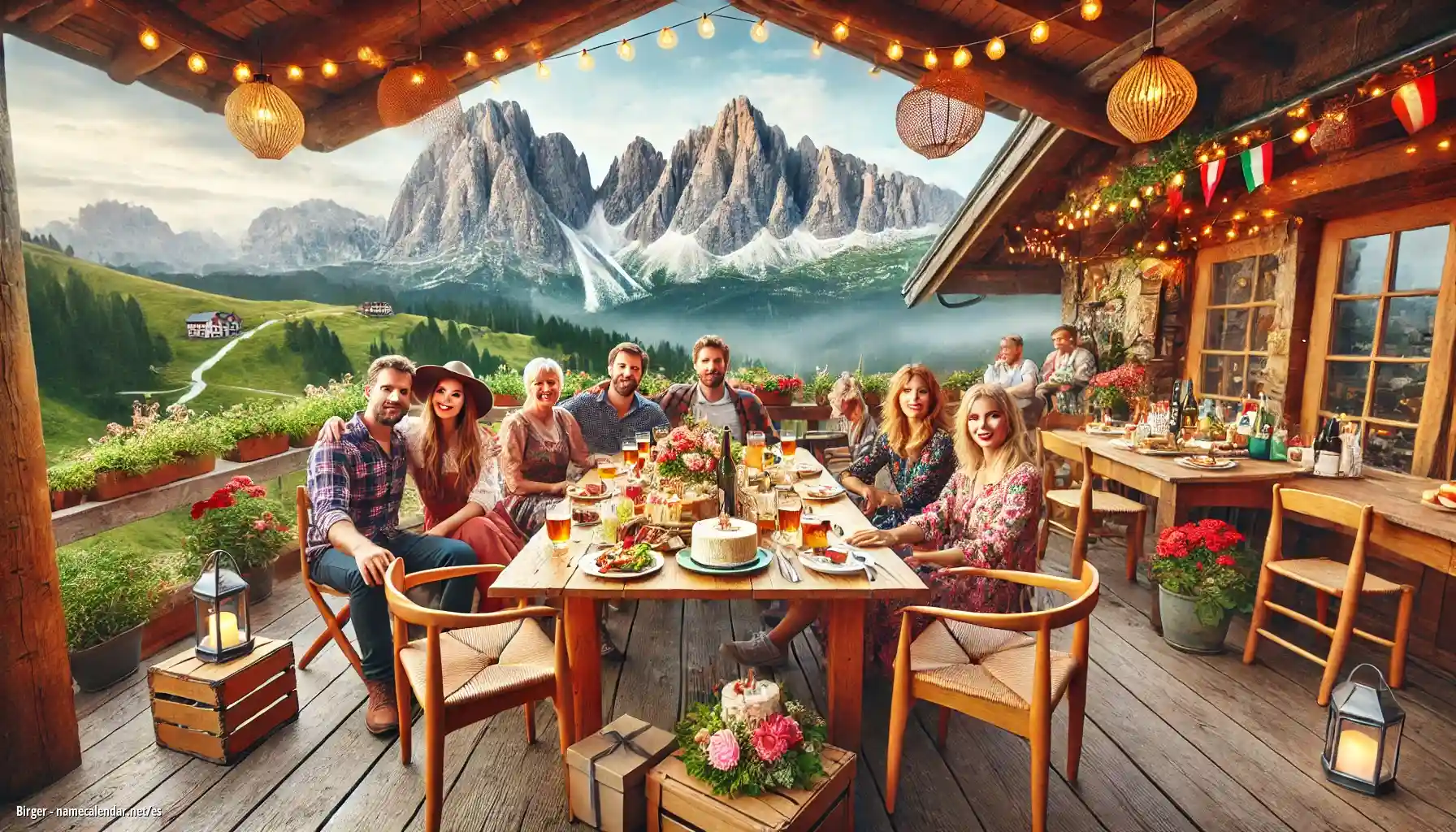 Celebración del onomástico y del nombre - Birger