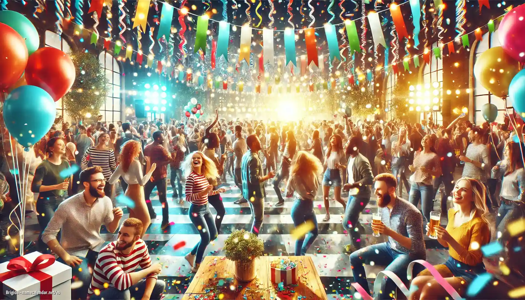 Celebración del onomástico y del nombre - Brigida